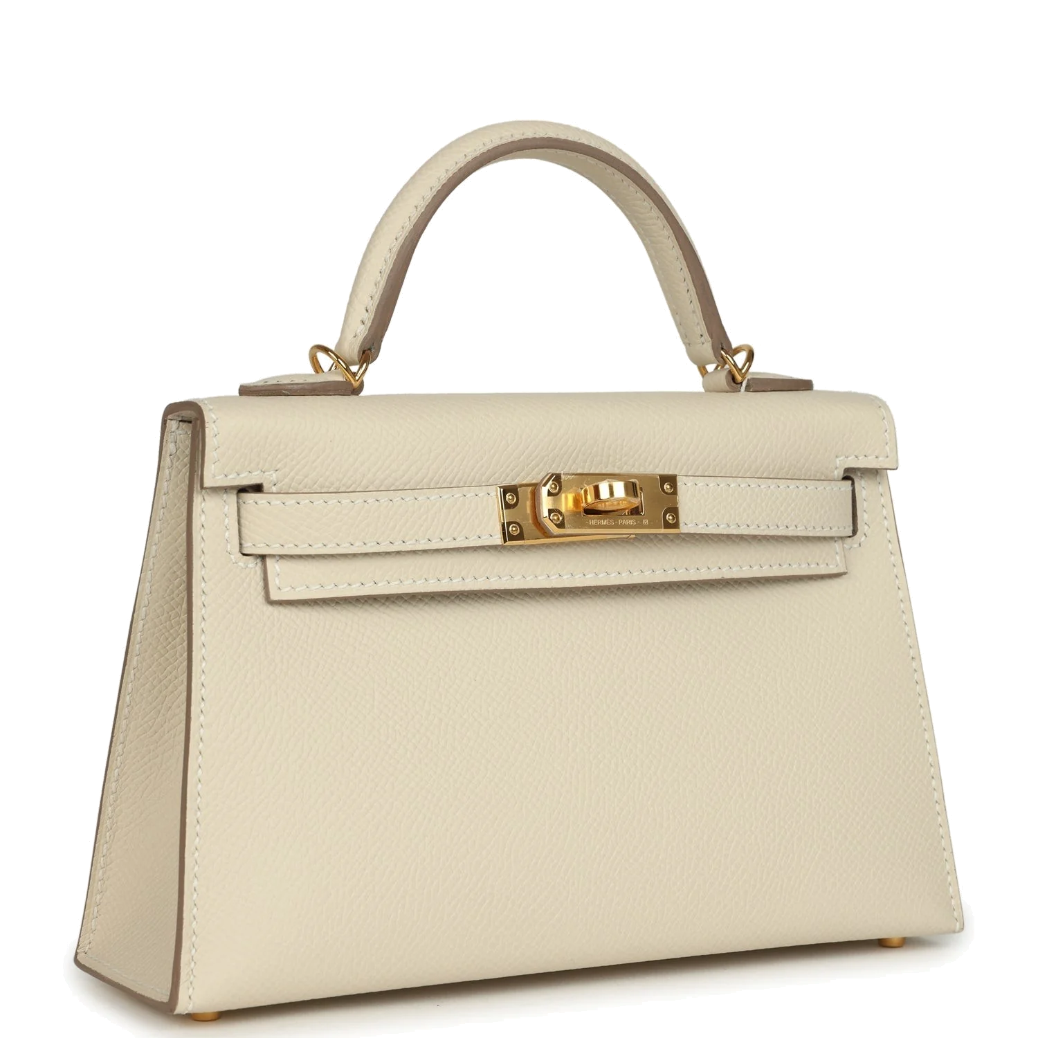 Hermes Kelly Sellier 20 Craie Epsom Gold Hardware — фото 3