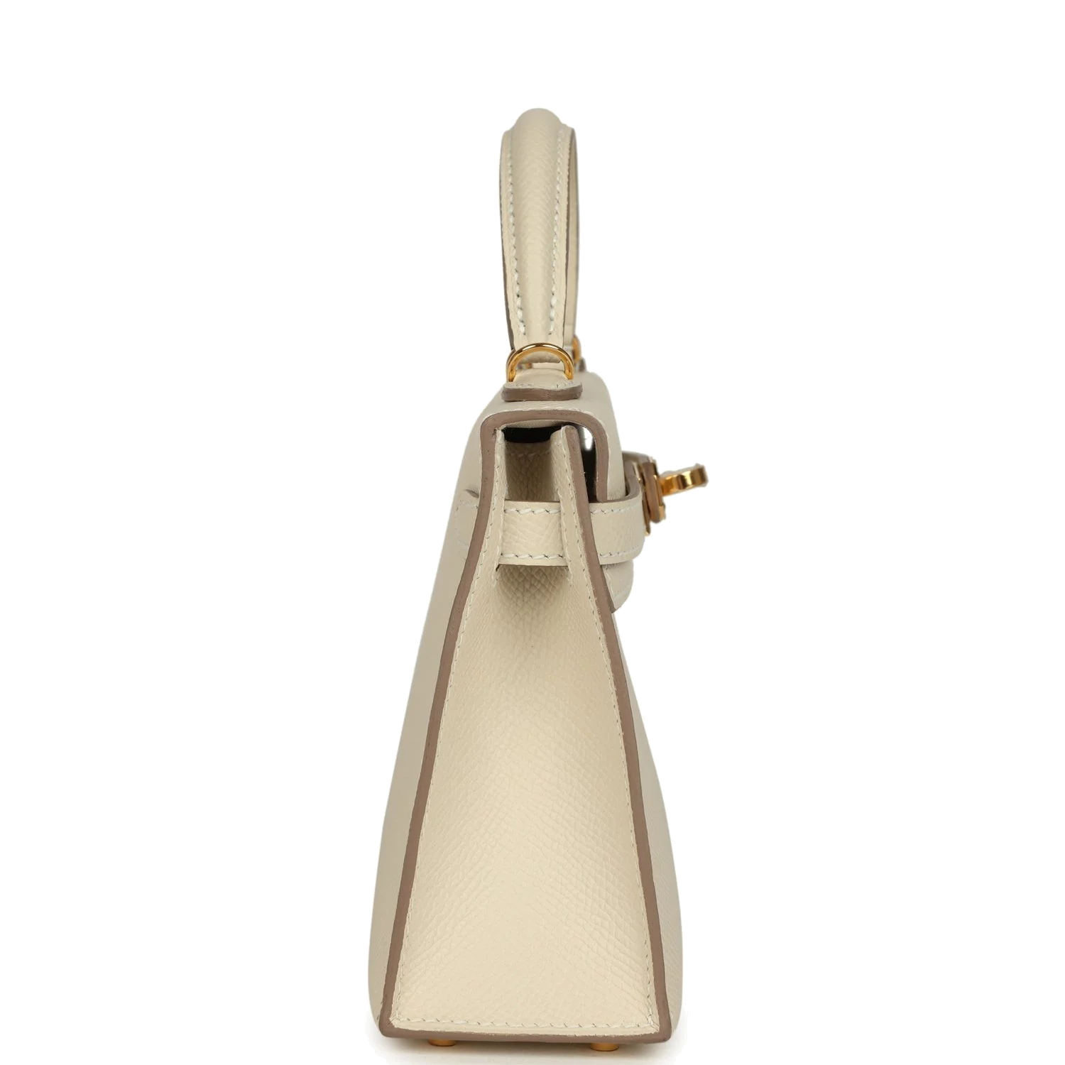 Hermes Kelly Sellier 20 Craie Epsom Gold Hardware — фото 5