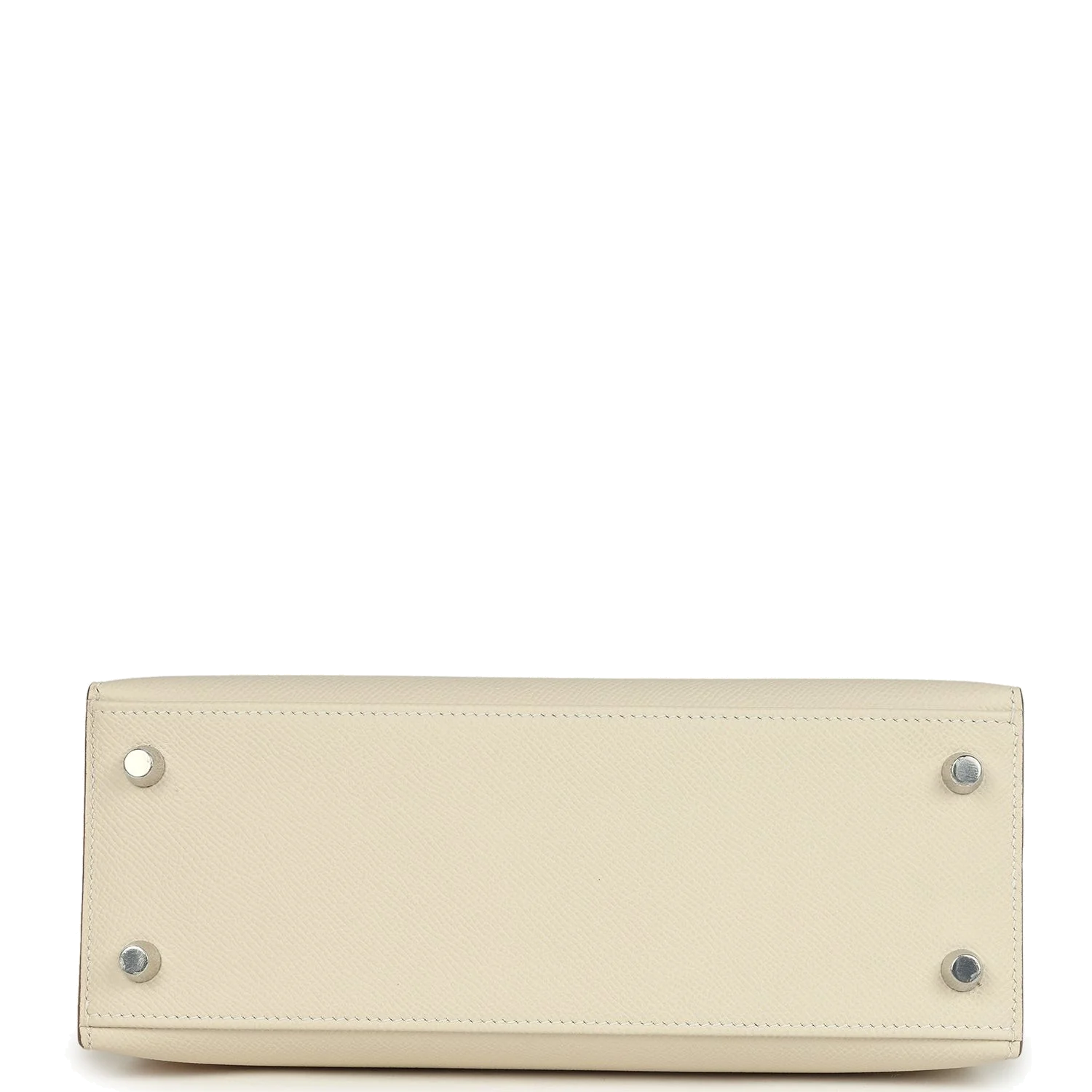 Hermes Kelly Sellier 25 Craie Epsom Electrum Hardware — фото 7