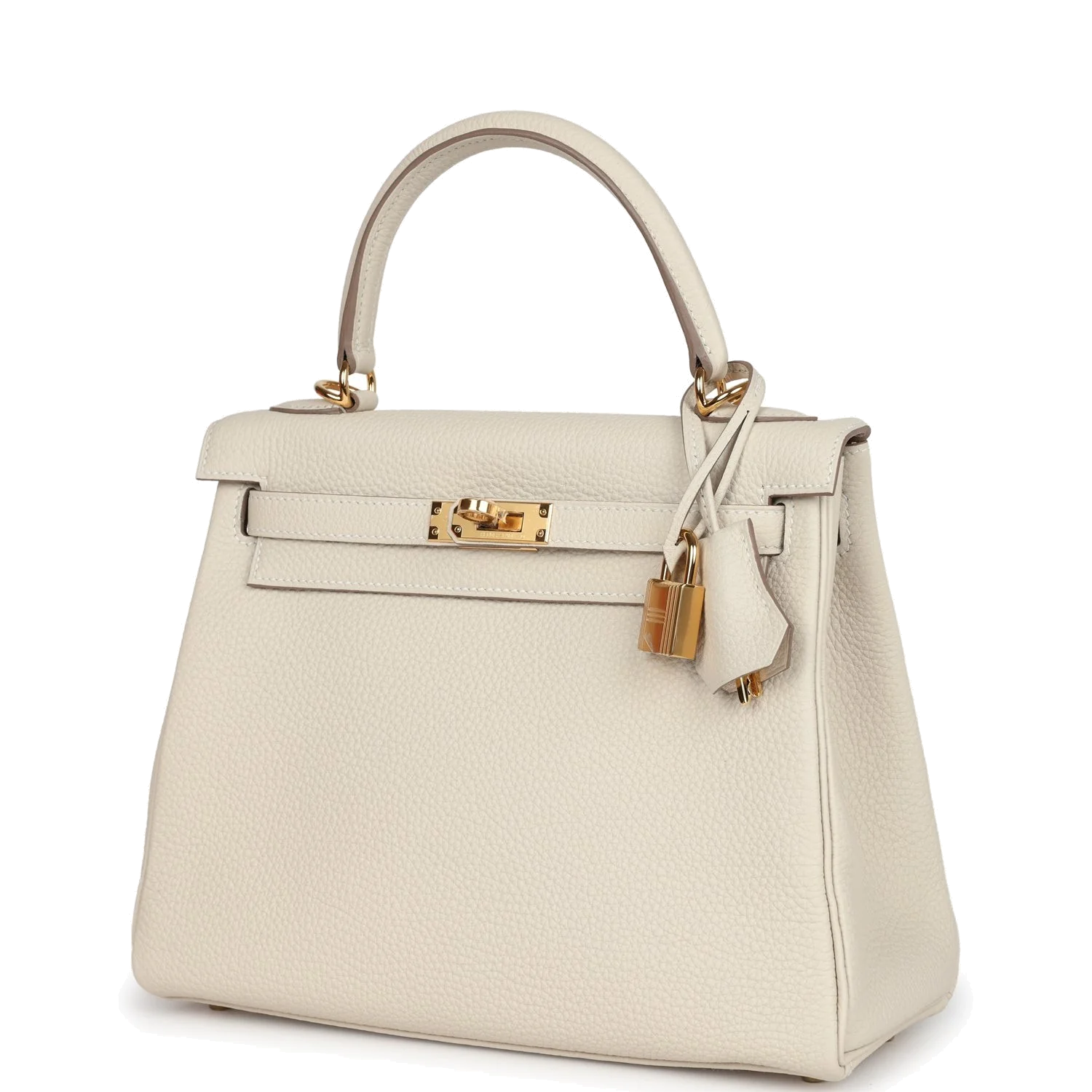 Hermes Kelly Retourne 25 Craie Togo Gold Hardware — фото 5