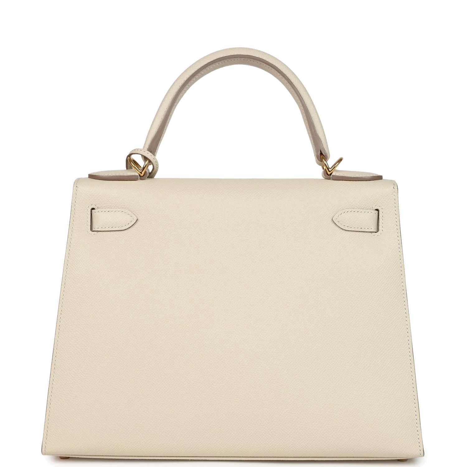 Hermes Kelly Sellier 28 Craie Epsom Gold Hardware — фото 5