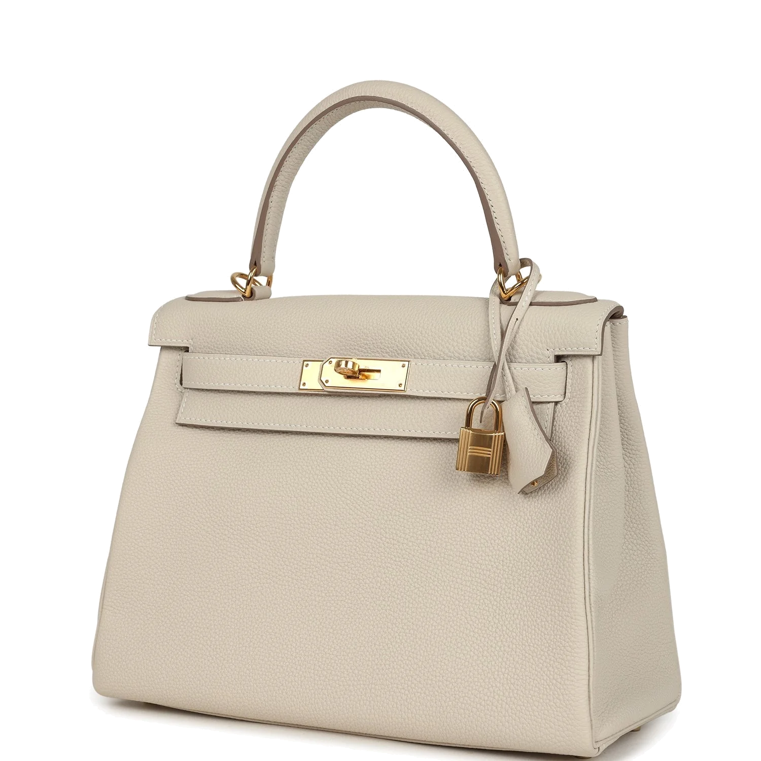 Hermes Kelly Retourne 28 Craie Togo Gold Hardware — фото 6