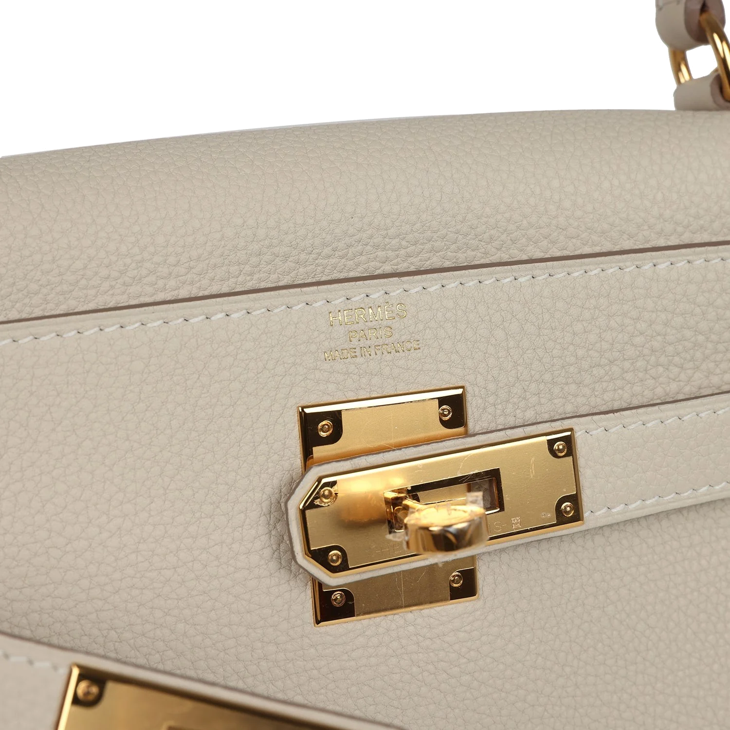 Hermes Kelly Retourne 28 Craie Togo Gold Hardware — фото 8