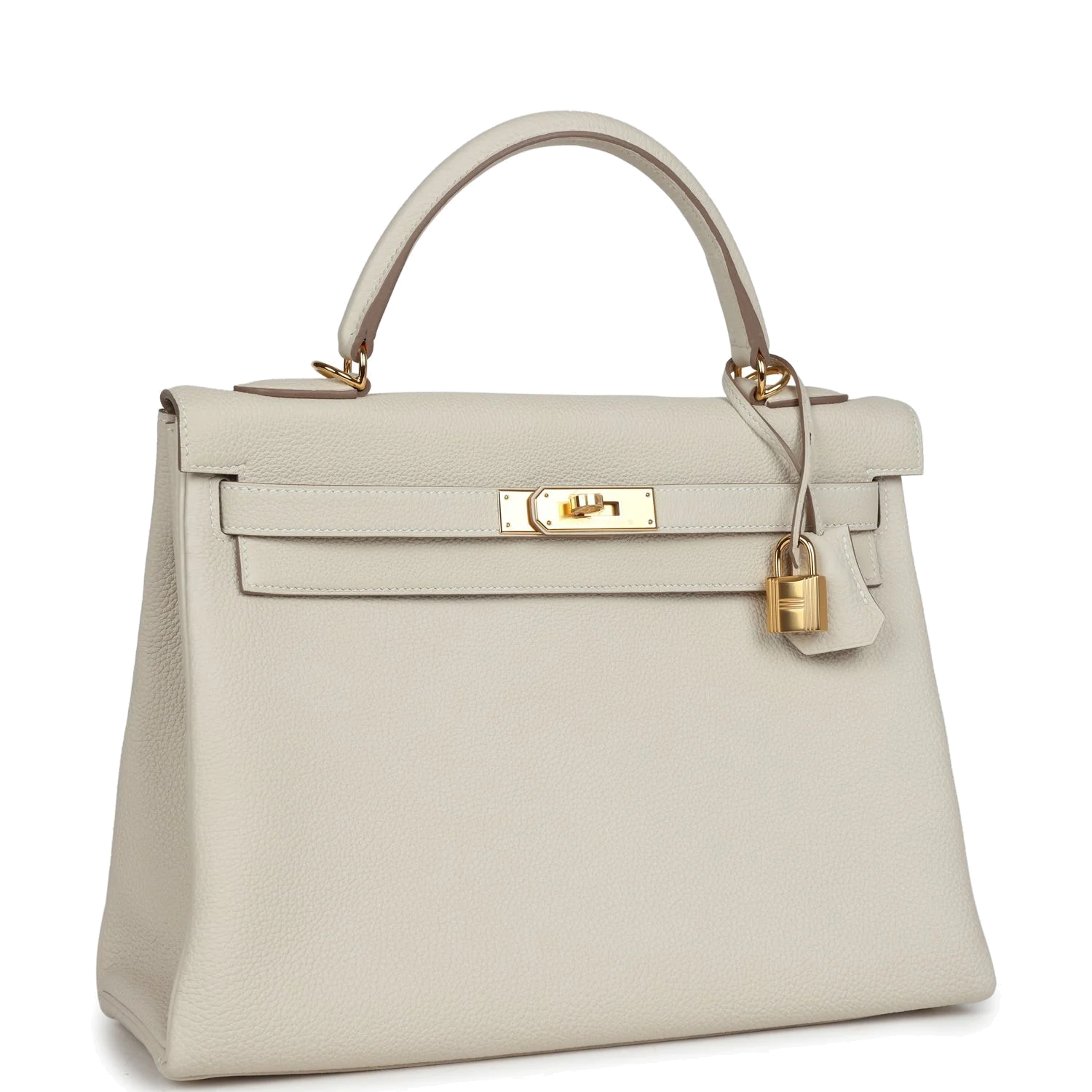 Hermes Kelly Retourne 32 Craie Togo Gold Hardware — фото 3