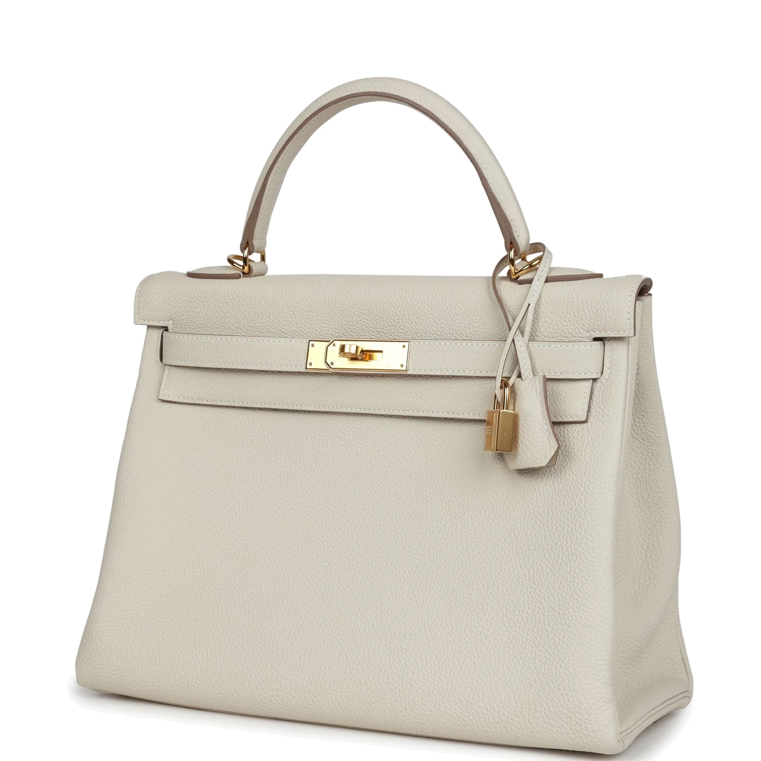 Hermes Kelly Retourne 32 Craie Togo Gold Hardware — фото 5