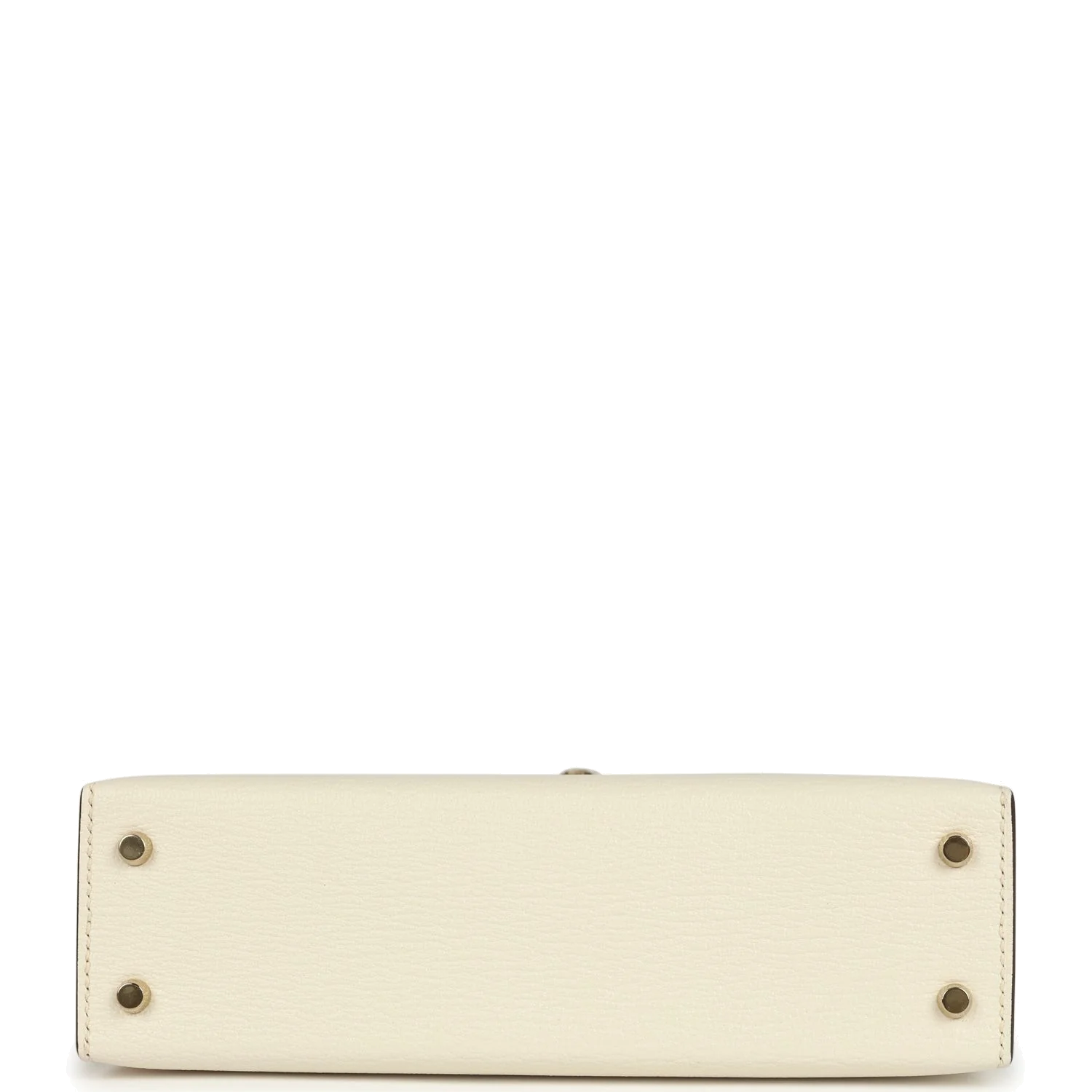 Hermes Special Order (HSS) Kelly Sellier 20 Nata and Etoupe Chevre Mysore Permabrass Hardware — фото 7