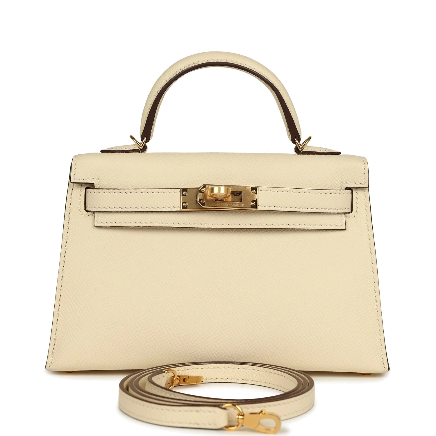 Hermes Kelly Sellier 20 Nata Epsom Gold Hardware — фото 2