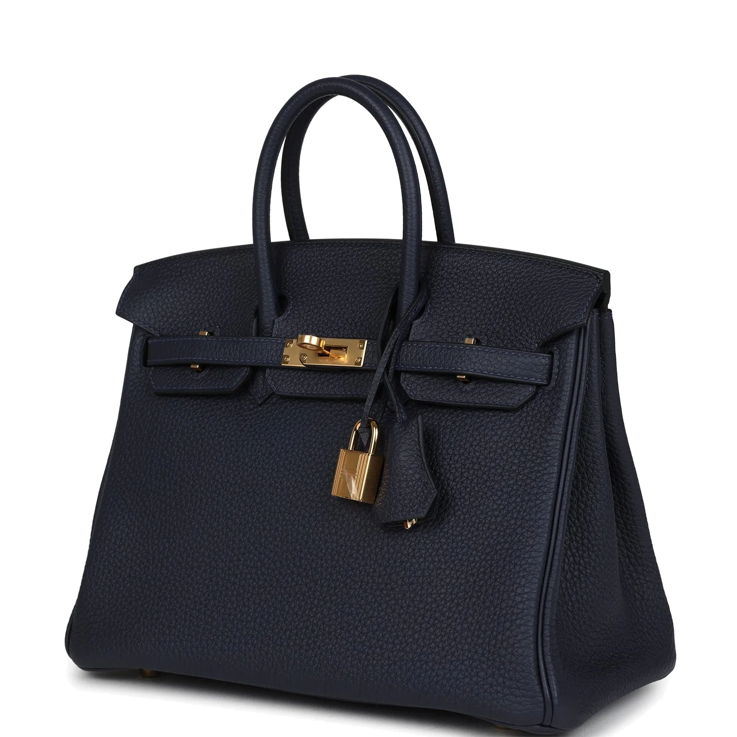 Hermes Birkin 25 Bleu Nuit Togo Gold Hardware Синий ночной — фото 4