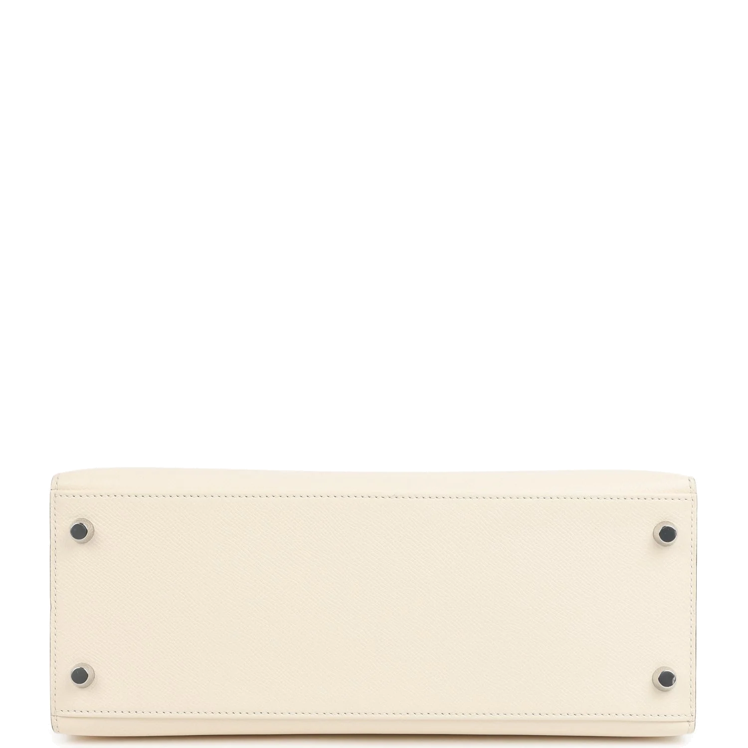 Hermes Kelly Sellier 28 Sellier Nata Verso Epsom Palladium Hardware — фото 7