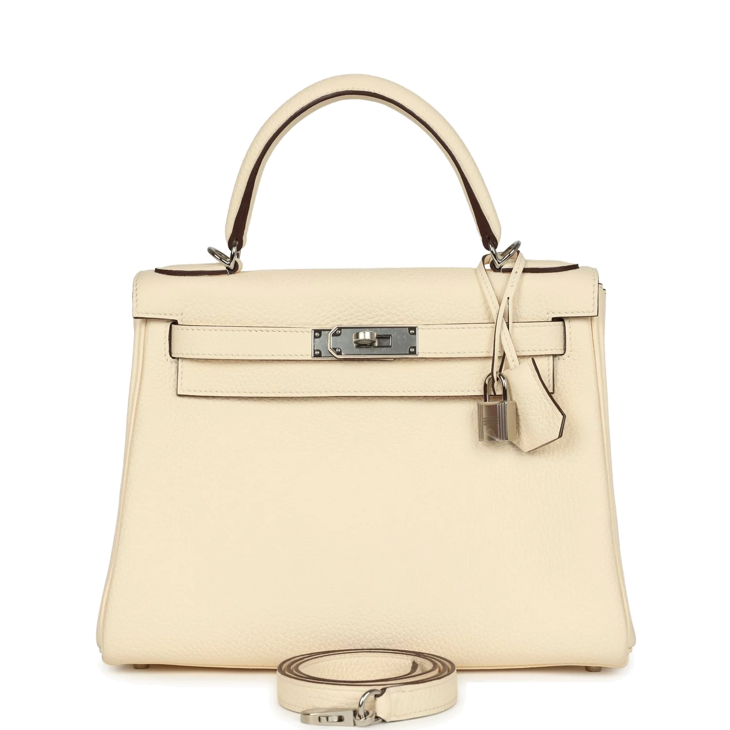 Hermes Kelly Retourne 28 Nata Clemence Palladium Hardware — фото 2