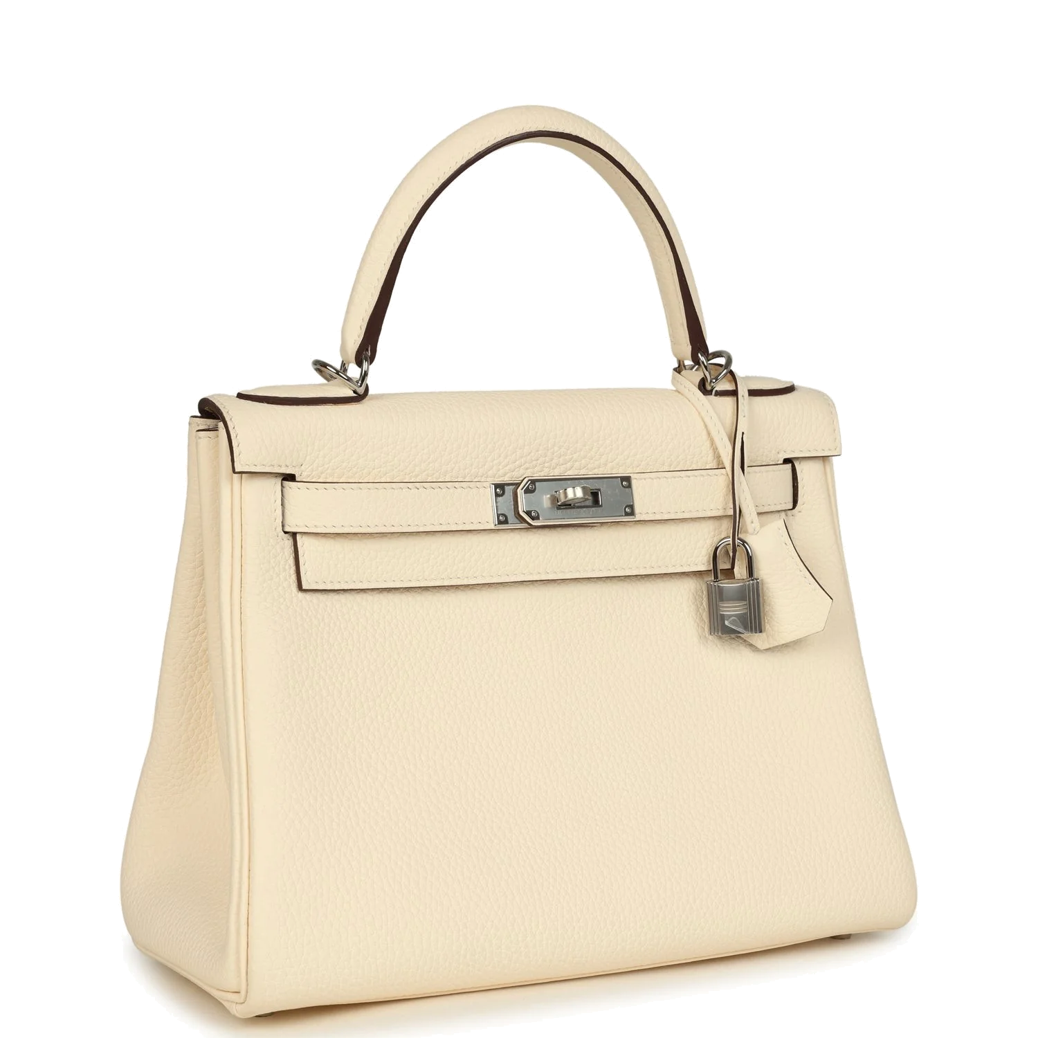 Hermes Kelly Retourne 28 Nata Clemence Palladium Hardware — фото 3
