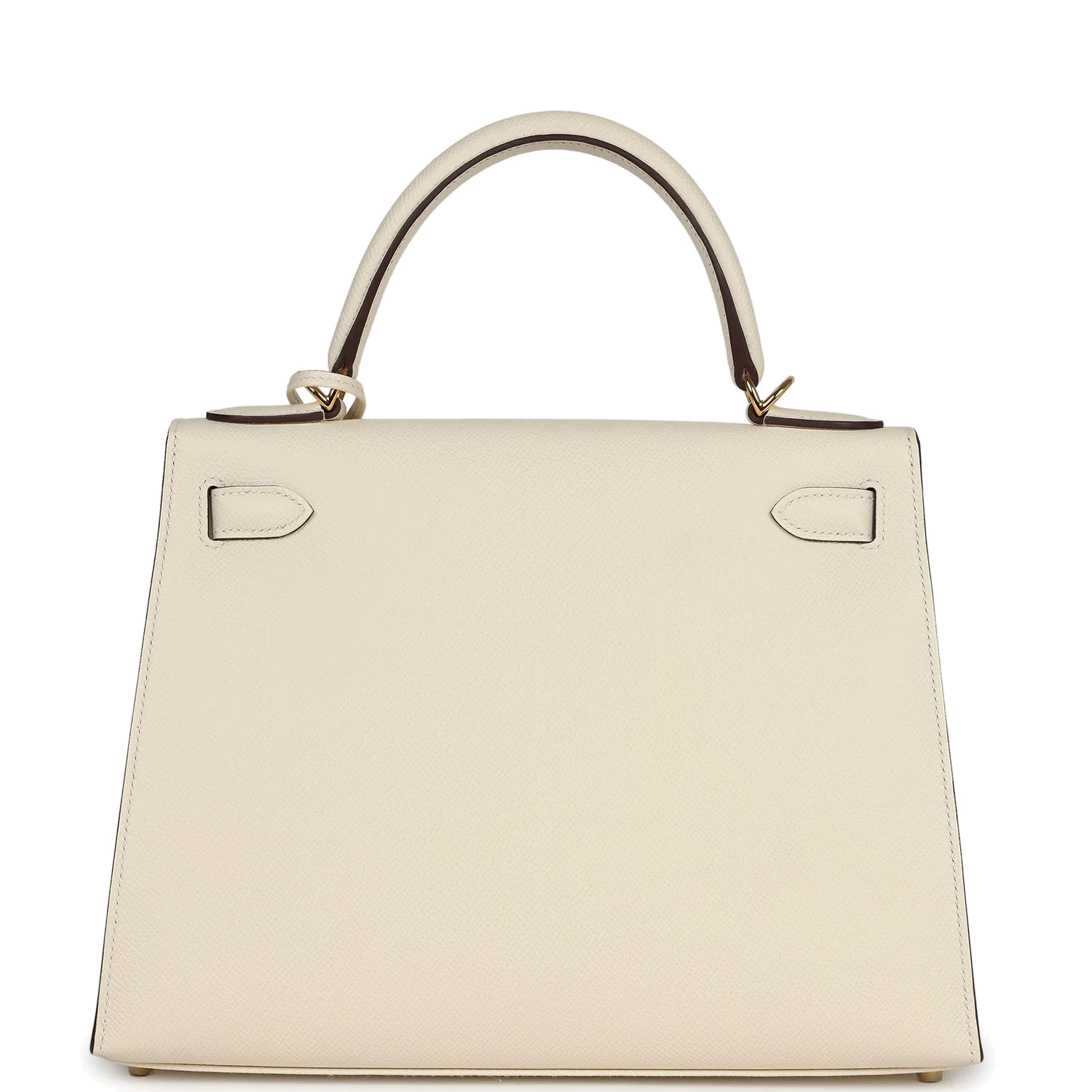 Hermes Kelly Sellier 28 Nata Epsom Gold Hardware — фото 5