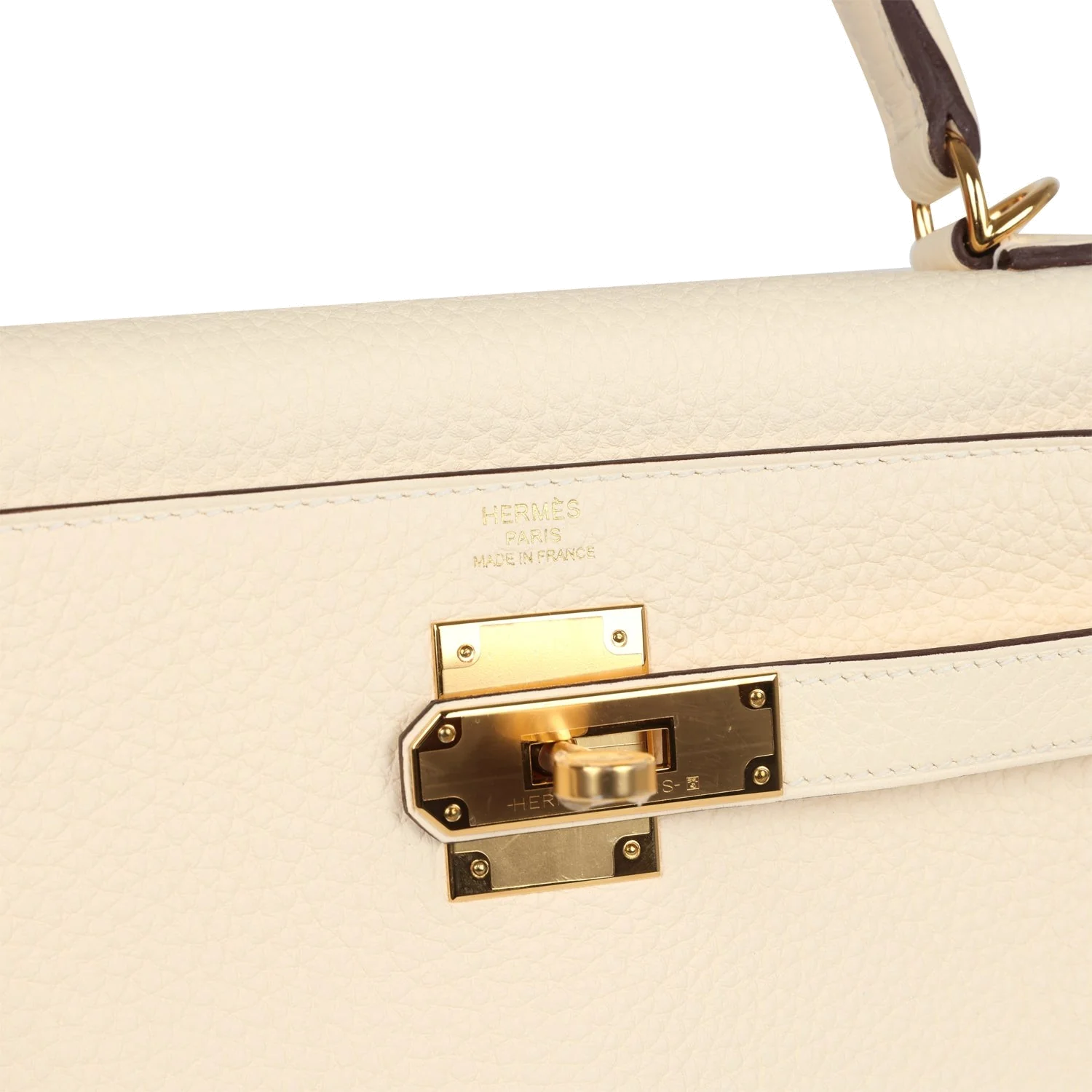 Hermes Kelly Retourne 28 Nata Clemence Gold Hardware — фото 8