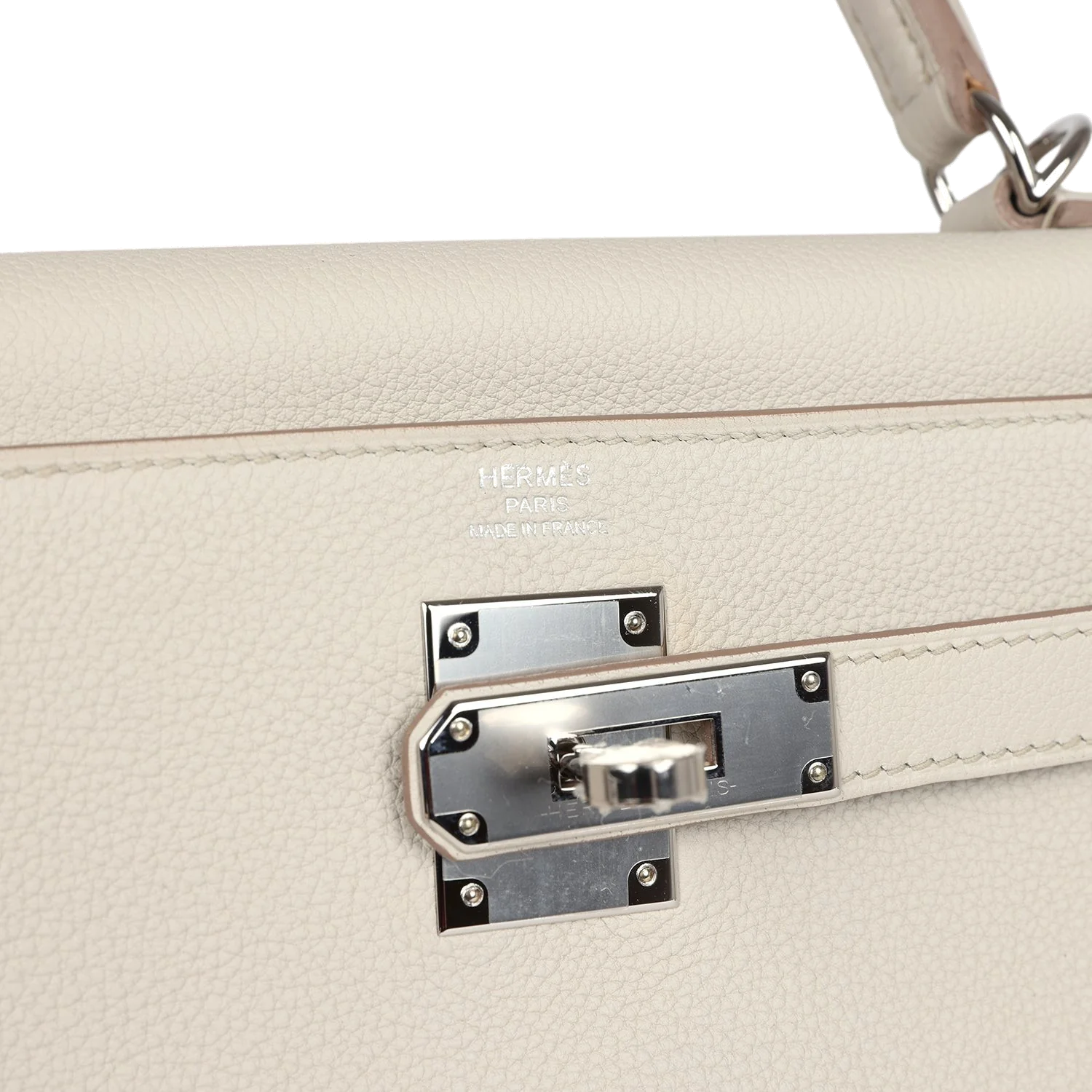 Hermes Kelly Retourne 28 Beton Togo Palladium Hardware — фото 8