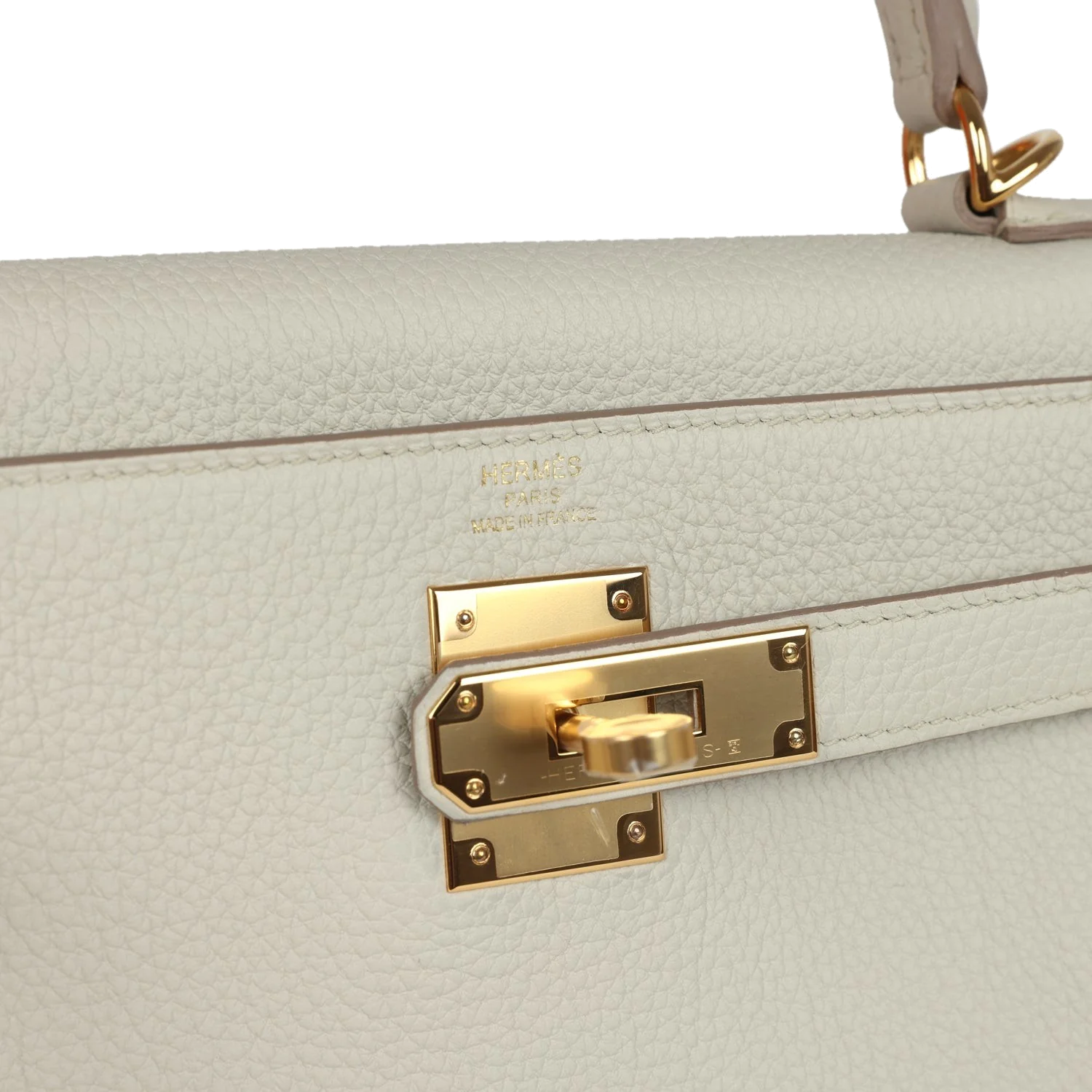 Hermes Kelly Retourne 28 Beton Togo Gold Hardware — фото 8