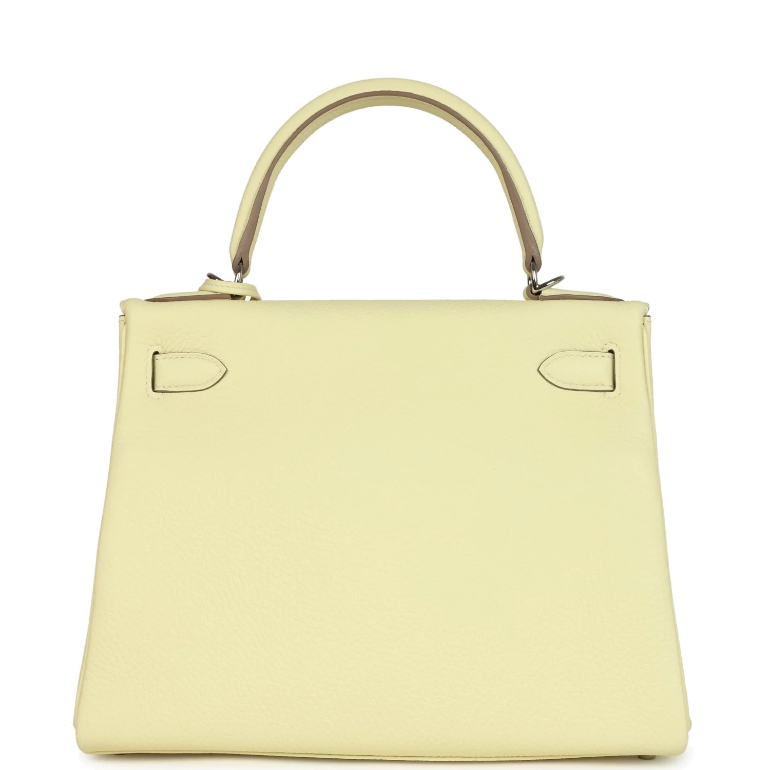 Hermes Kelly Retourne 28 Jaune Milton Clemence Palladium Hardware — фото 5