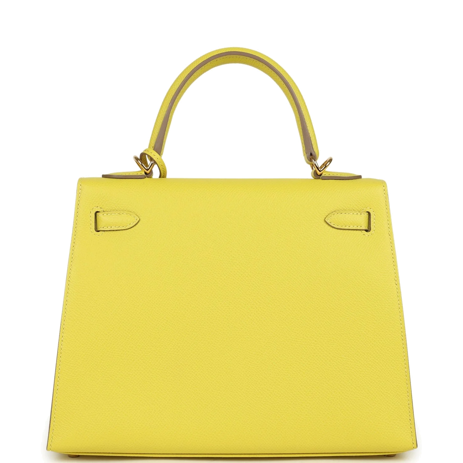 Hermes Kelly Sellier 25 Lime Epsom Gold Hardware — фото 5