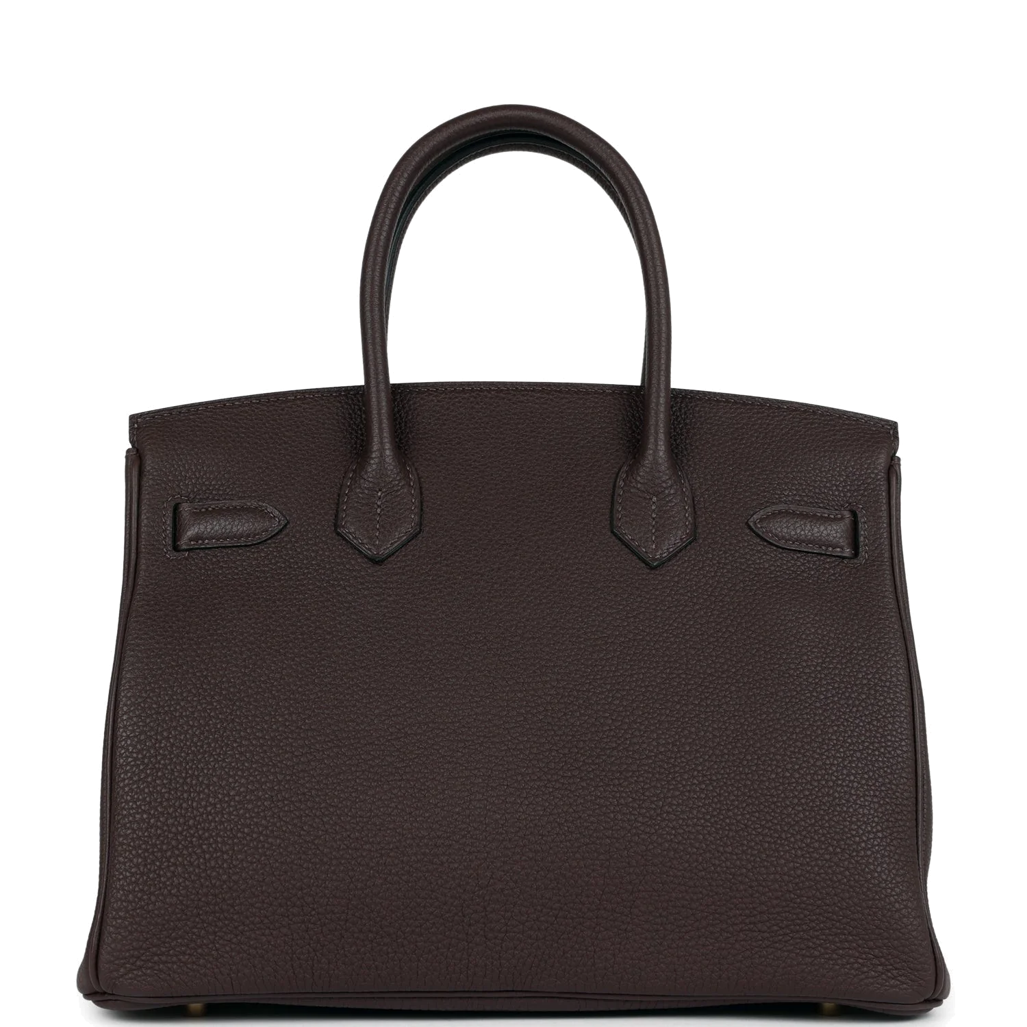 Hermes Birkin 30 Chocolate Togo Gold Hardware Шоколад Togo — фото 5