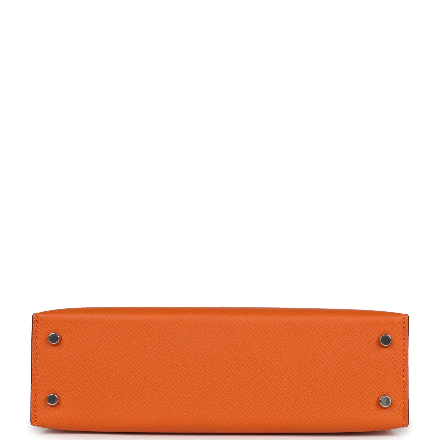 Hermes Kelly Sellier 20 Orange Epsom Palladium Hardware — фото 7