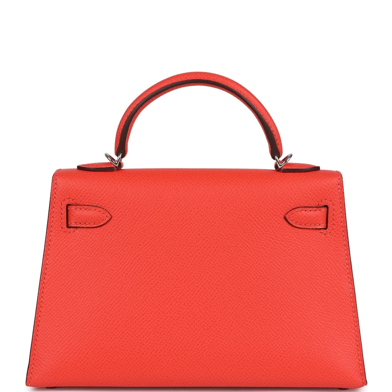 Hermes Kelly Sellier 20 Orange Field Epsom Palladium Hardware — фото 6
