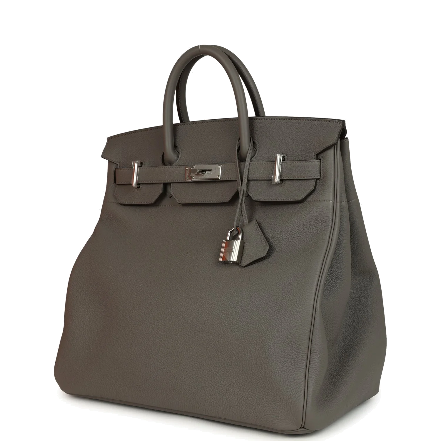 Hermes HAC Birkin 40 Etain Togo Palladium Hardware Этэн Togo — фото 6