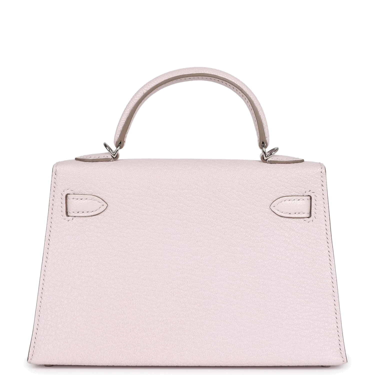 Hermes Kelly Sellier 20 Mauve Pale Chevre Palladium Hardware — фото 5