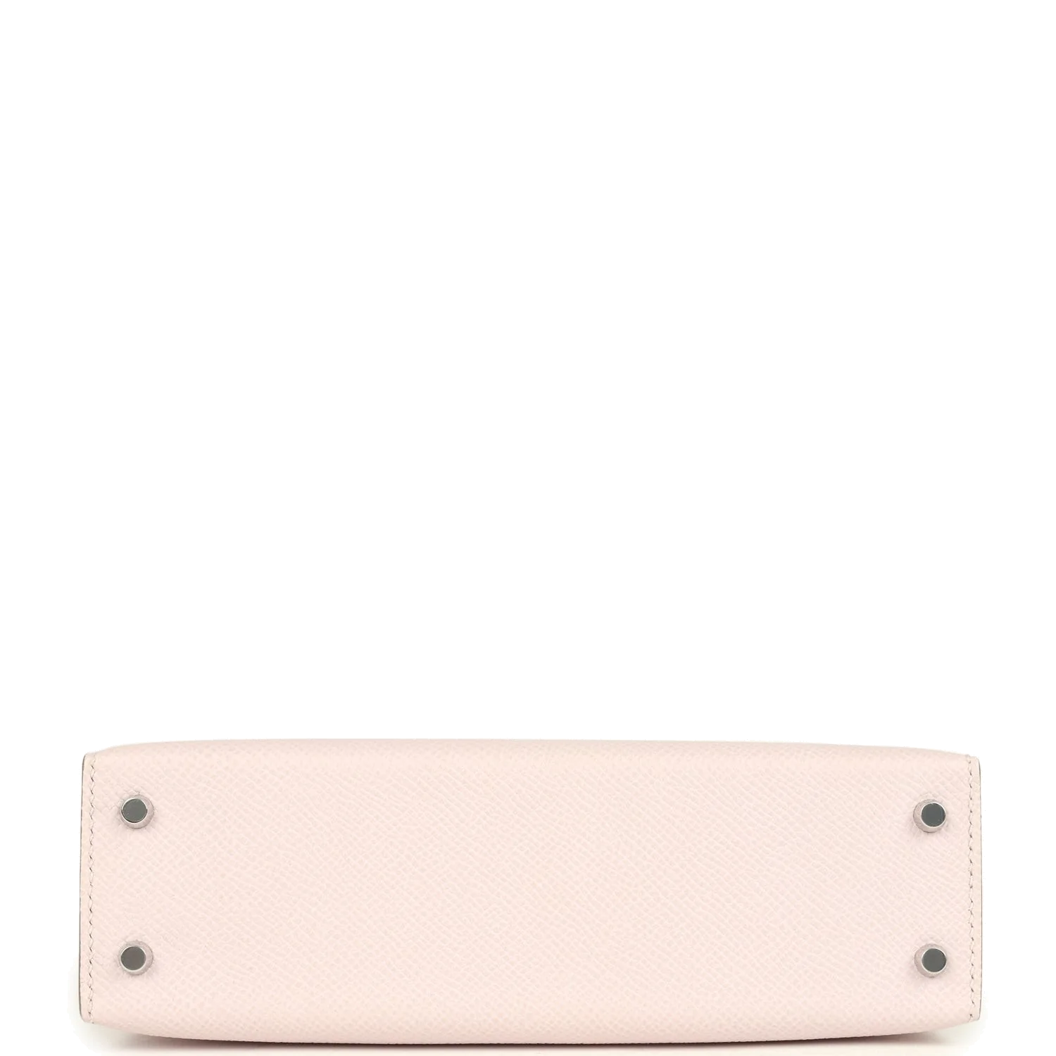 Hermes Special Order (HSS) Kelly Sellier 20 Mauve Pale and Craie Epsom Palladium Hardware — фото 7