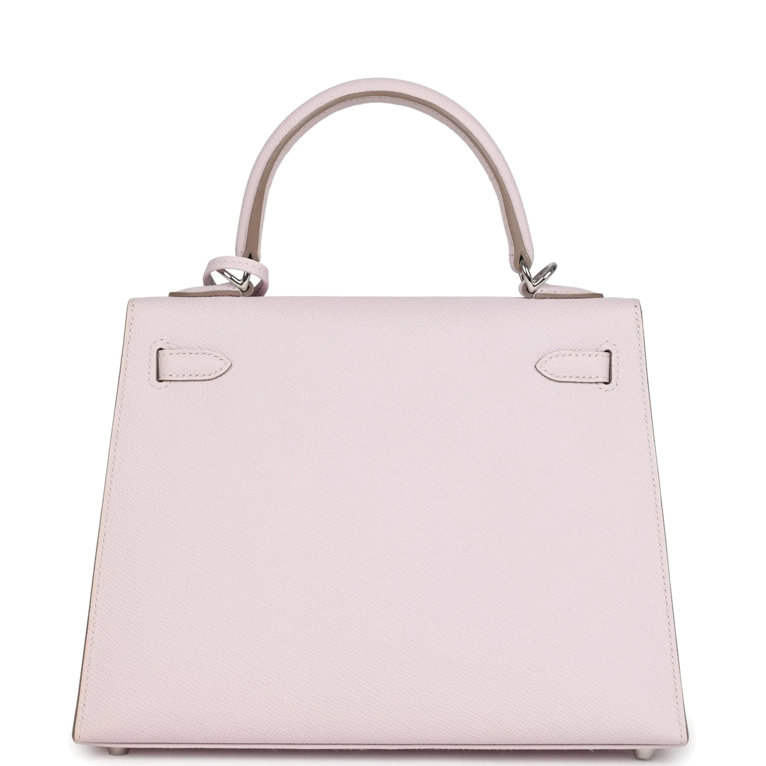 Hermes Kelly Sellier 25 Mauve Pale Epsom Palladium Hardware — фото 6