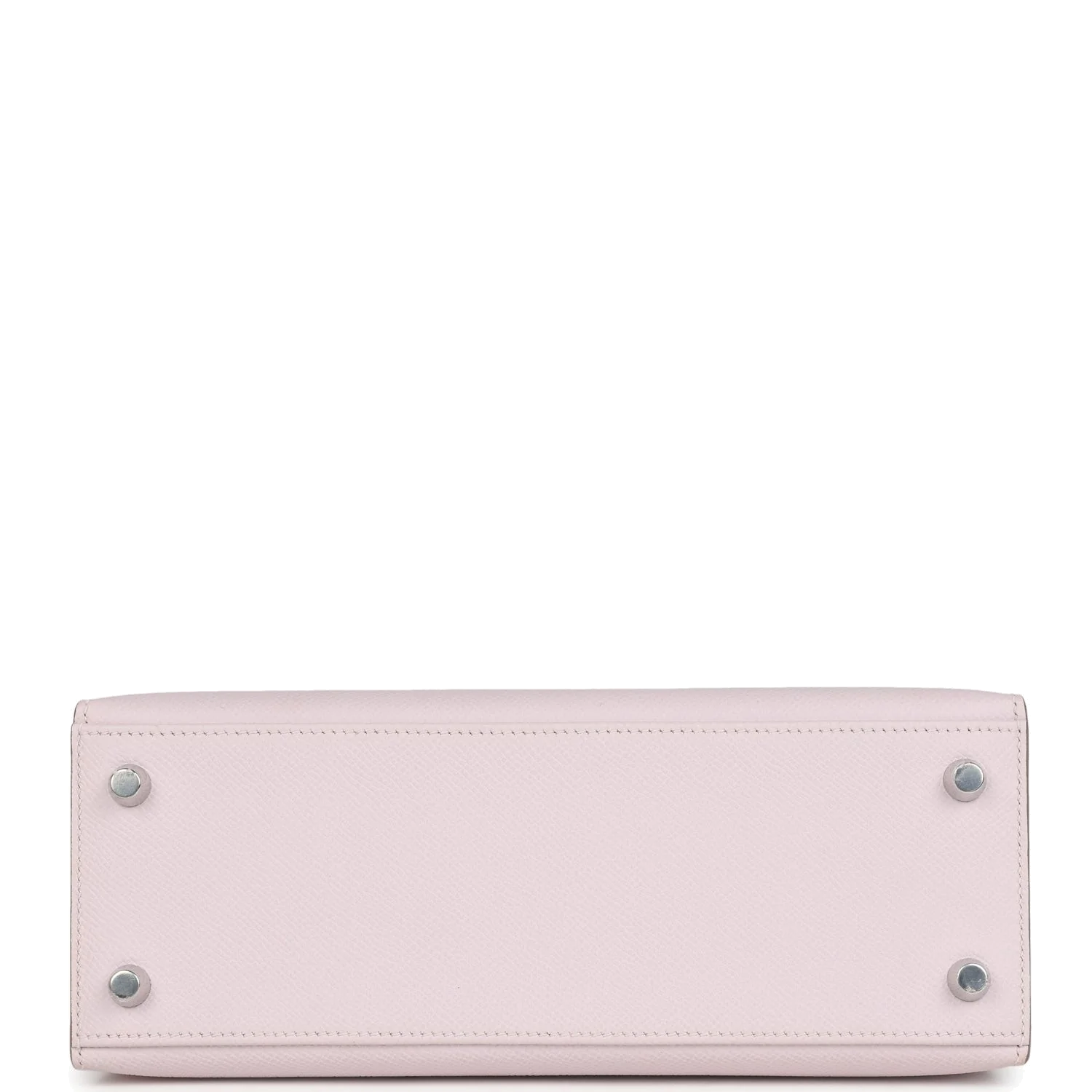 Hermes Kelly Sellier 25 Mauve Pale Epsom Palladium Hardware — фото 7