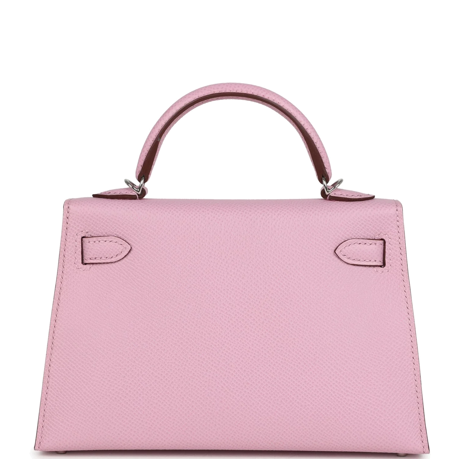 Hermes Kelly Sellier 20 Mauve Sylvestre Epsom Palladium Hardware — фото 5