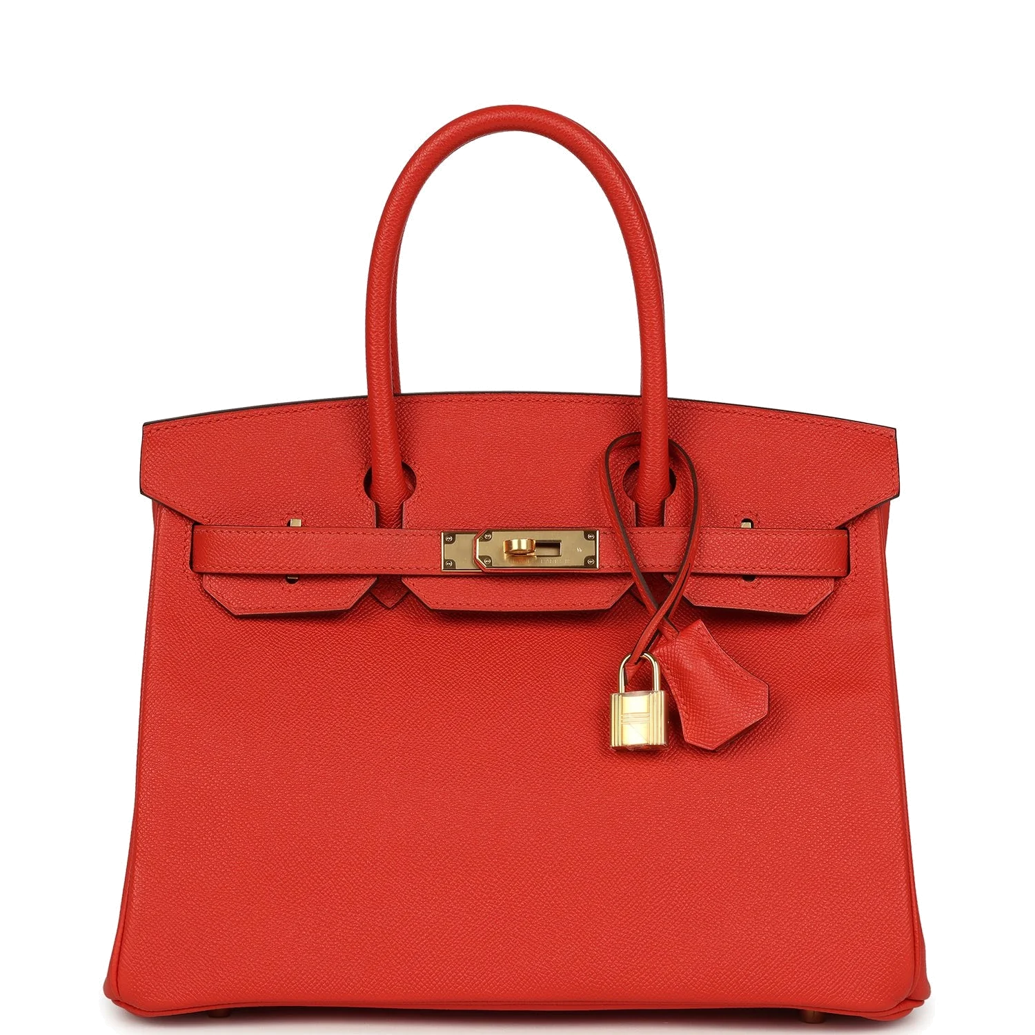 Hermes Birkin 30 Rouge Tomate Epsom Gold Hardware Красный томат — фото 2