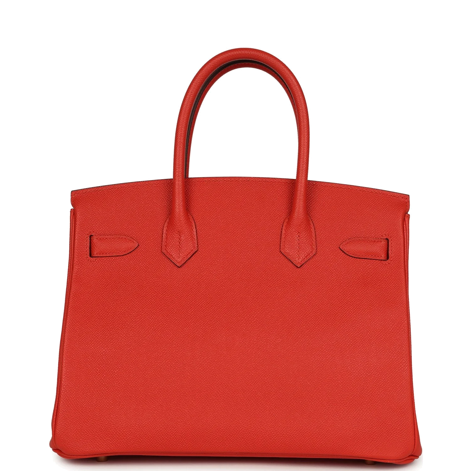 Hermes Birkin 30 Rouge Tomate Epsom Gold Hardware Красный томат — фото 5