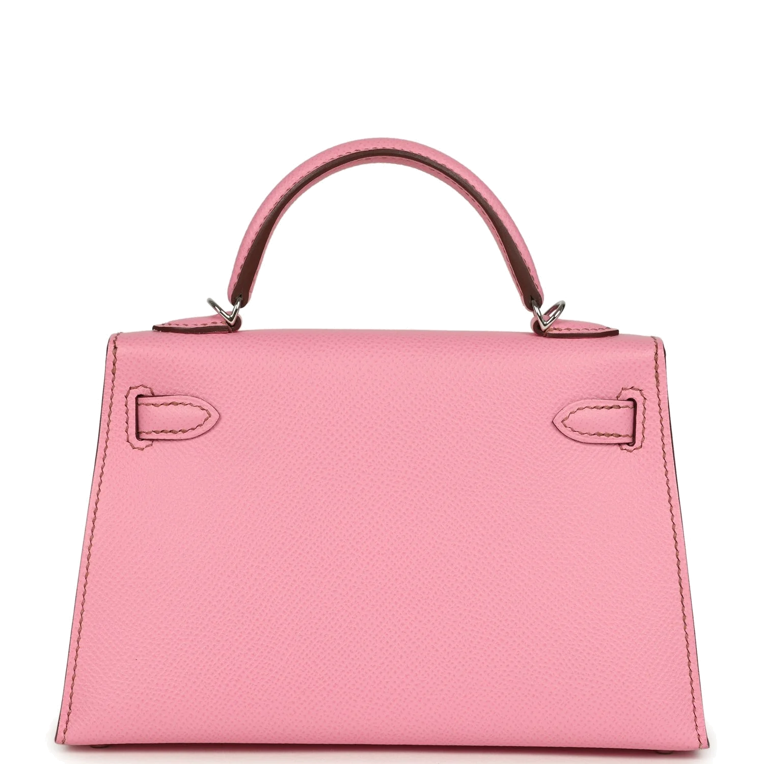 Hermes Kelly Sellier 20 Bubblegum Epsom Palladium Hardware — фото 6
