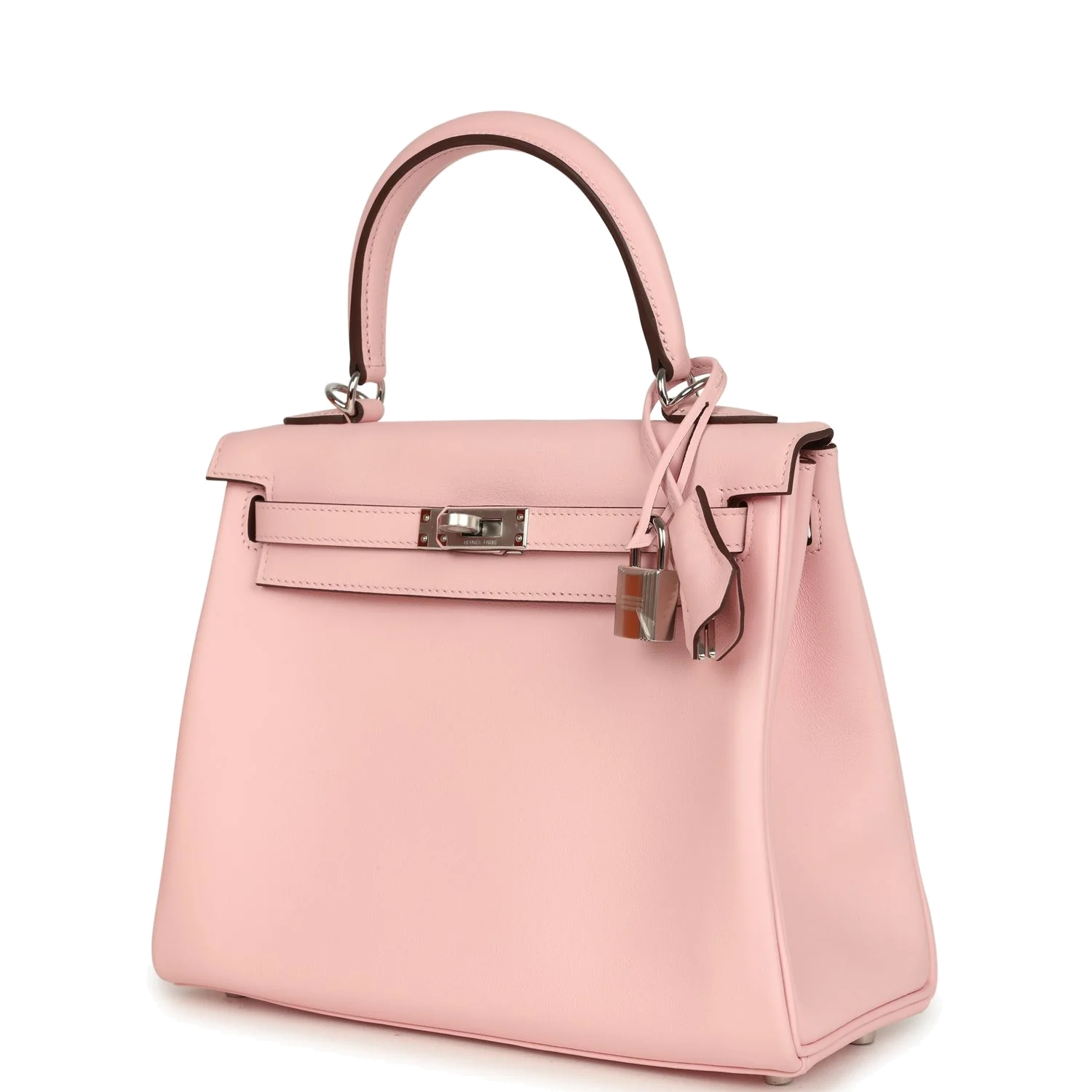 Hermes Kelly Retourne 25 Rose Sakura Swift Palladium Hardware — фото 6