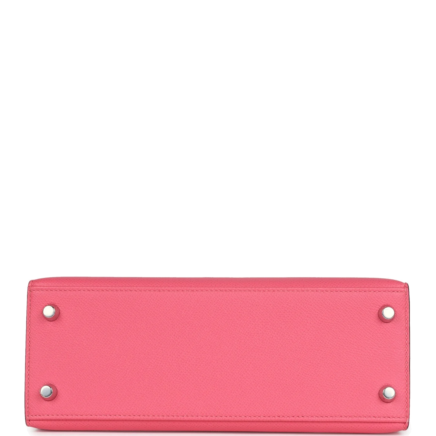 Hermes Kelly Sellier 25 Rose Azalee Epsom Palladium Hardware — фото 7