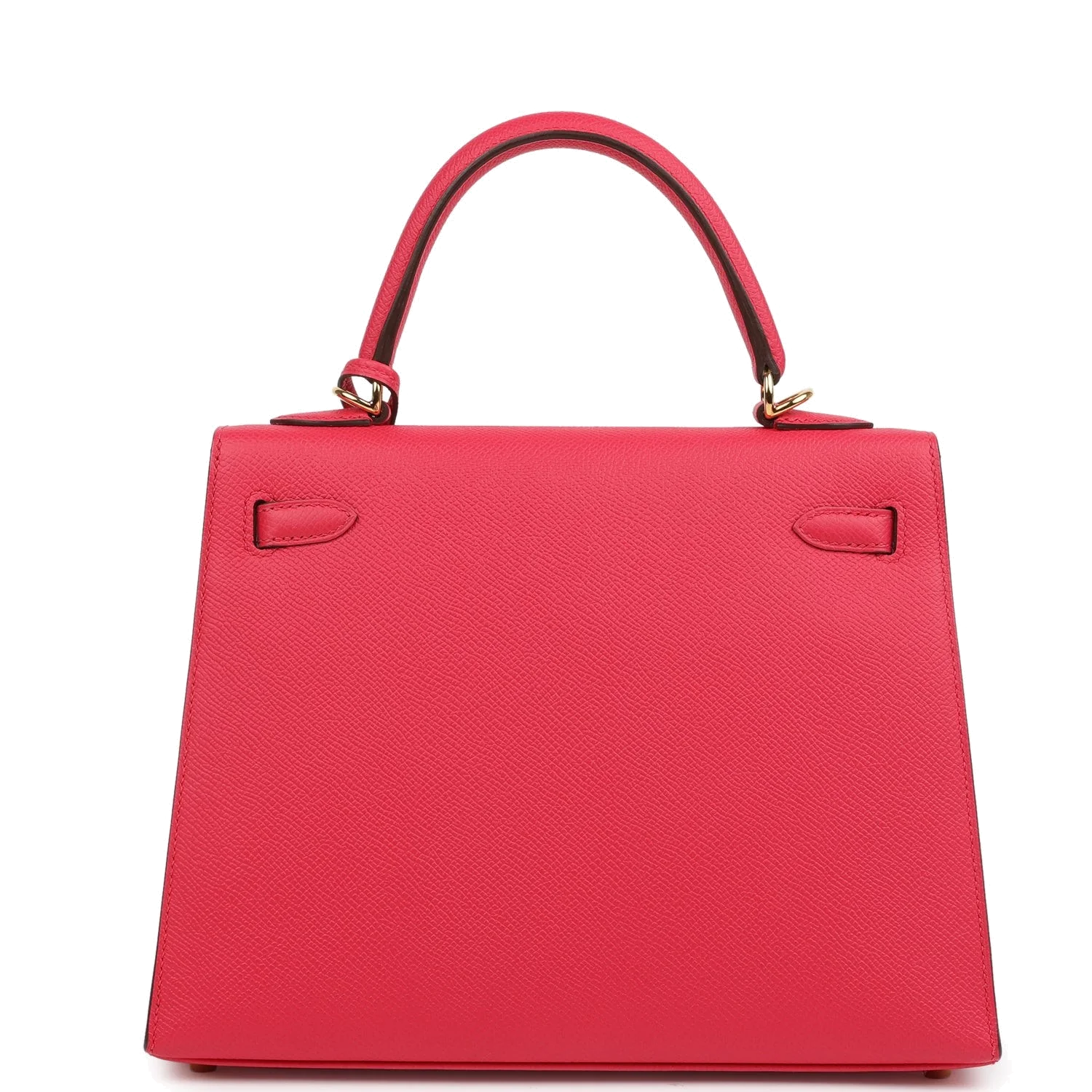 Hermes Kelly Sellier 25 Rose Extreme Epsom Gold Hardware — фото 5