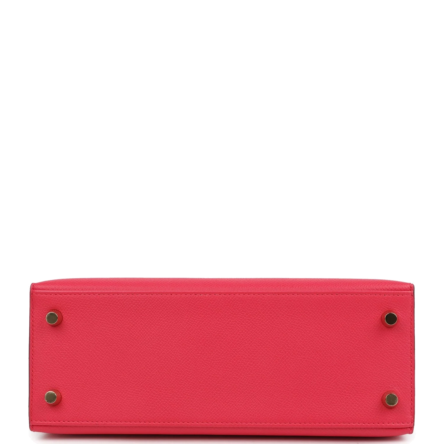 Hermes Kelly Sellier 25 Rose Extreme Epsom Gold Hardware — фото 7