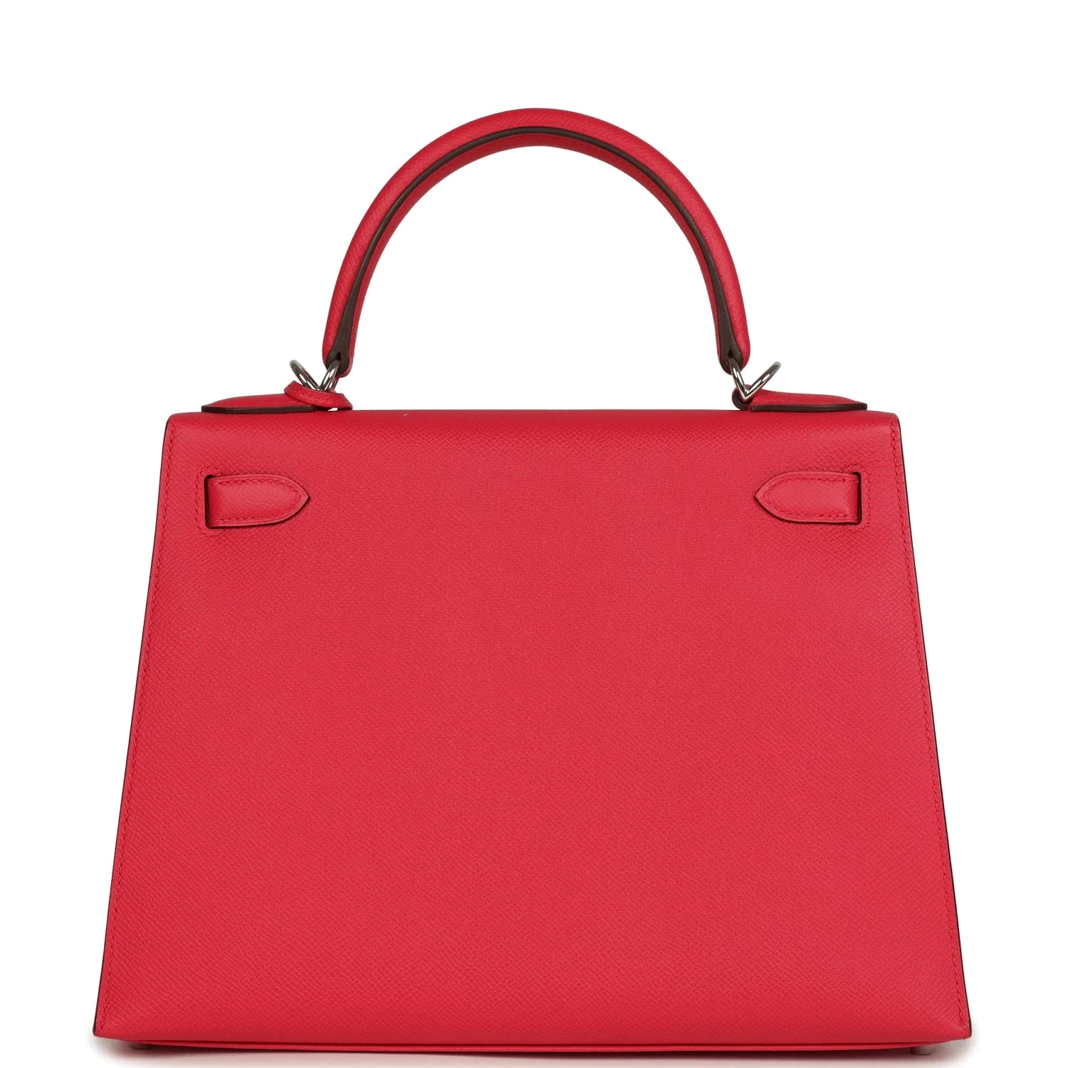Hermes Kelly Sellier 28 Rose Extreme Epsom Palladium Hardware — фото 5