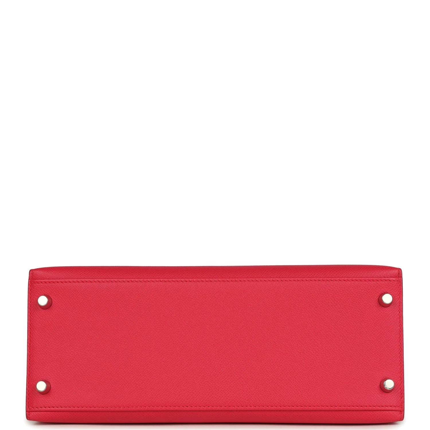 Hermes Kelly Sellier 28 Rose Extreme Epsom Palladium Hardware — фото 7