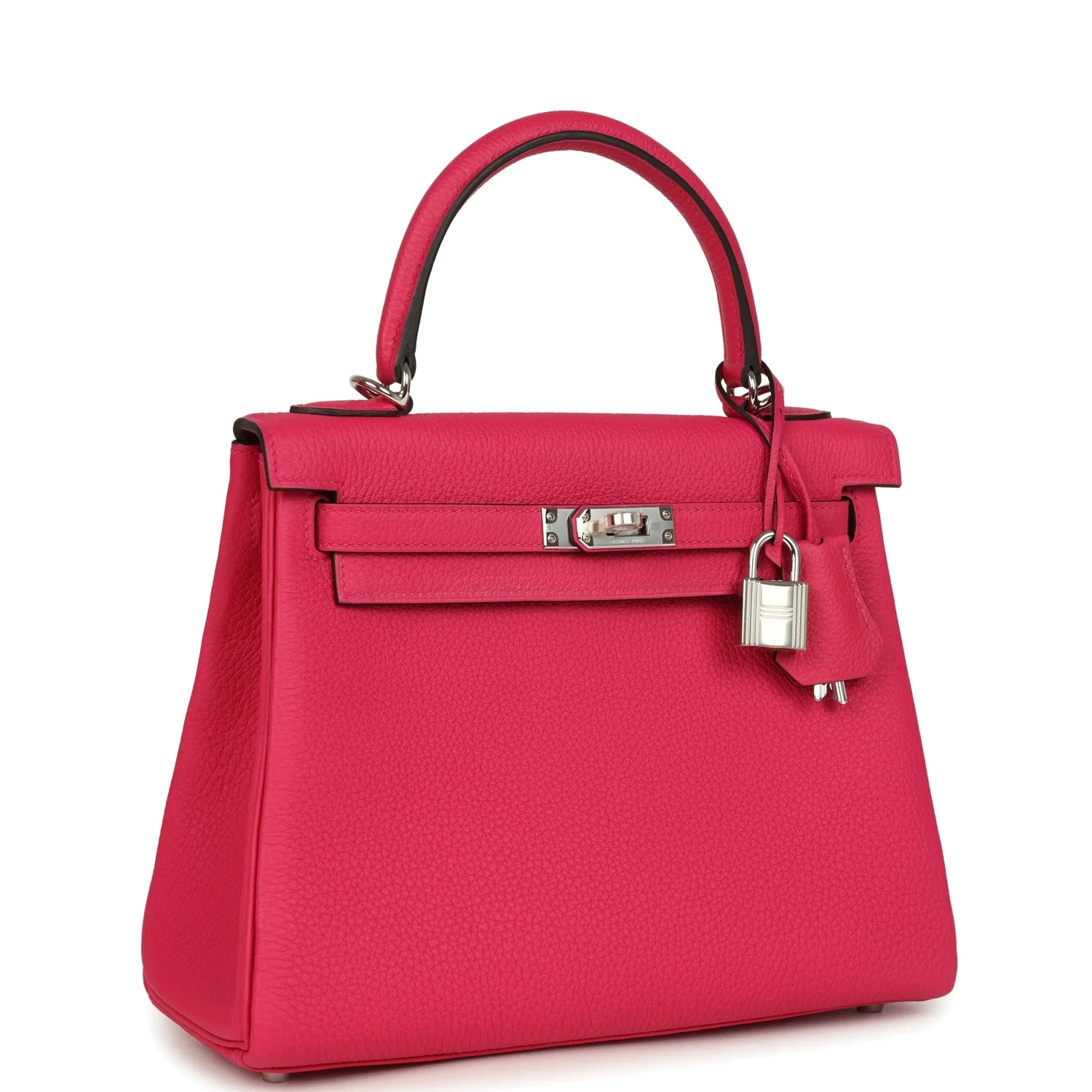 Hermes Kelly Retourne 25 Rose Mexico Togo Palladium Hardware — фото 3