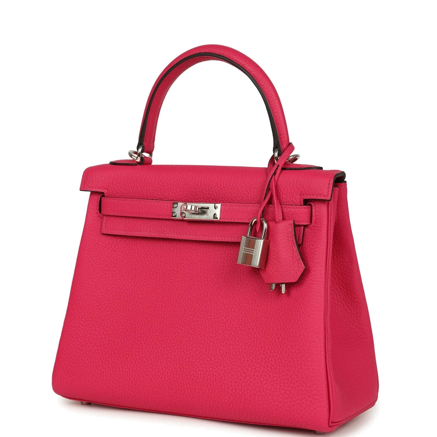 Hermes Kelly Retourne 25 Rose Mexico Togo Palladium Hardware — фото 6
