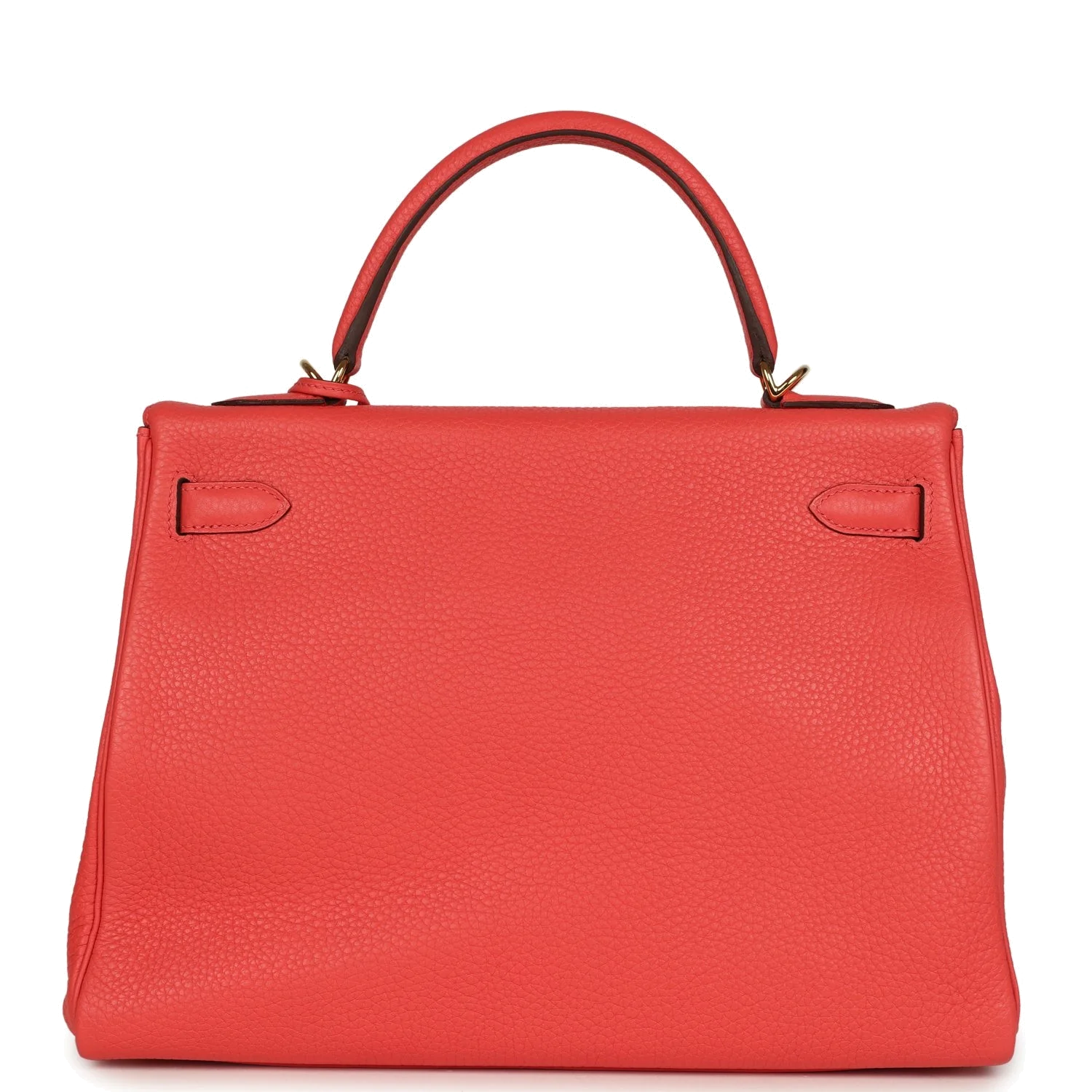 Hermes Kelly Retourne 32 Rose Jaipur Clemence Gold Hardware — фото 5