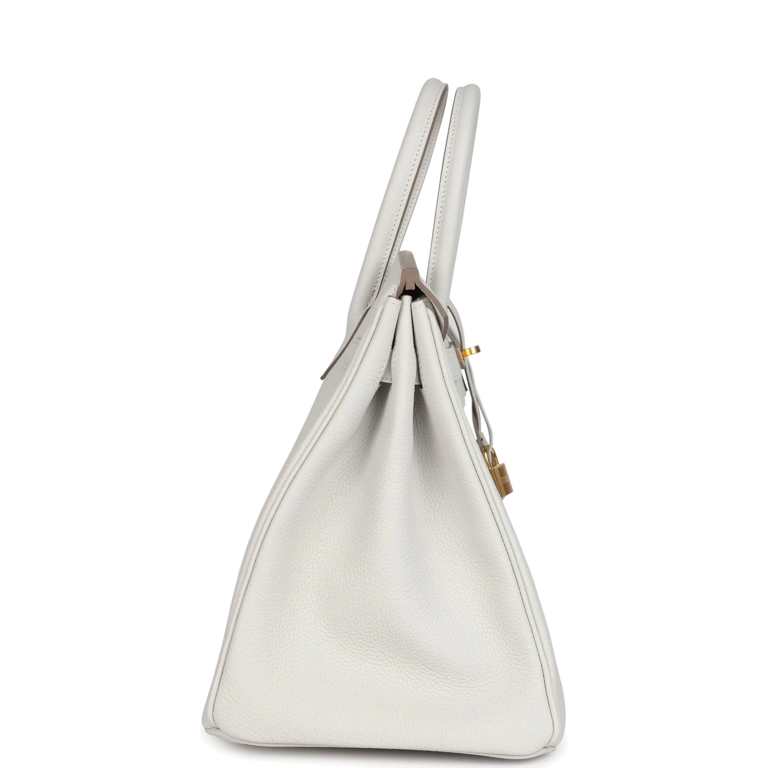Hermes Birkin 35 Gris Pale Togo Gold Hardware Серый бледный — фото 4
