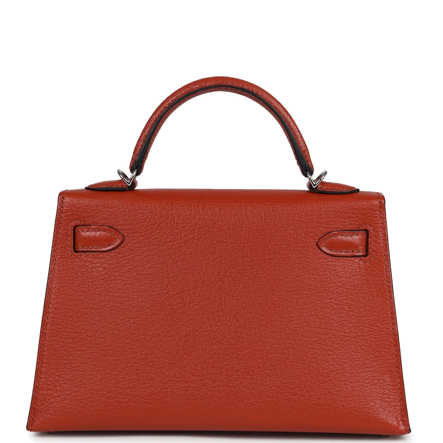 Hermes Kelly Sellier 20 Cuivre Chevre Mysore Palladium Hardware — фото 5