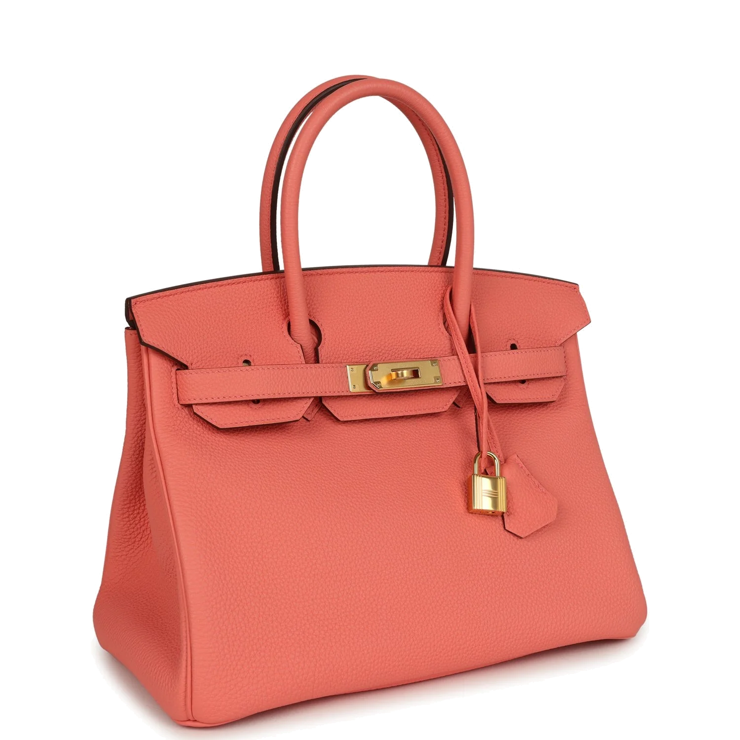 Hermes Special Order (HSS) Birkin 30 Rose Candy Togo Gold Hardware Розовый Candy — фото 3