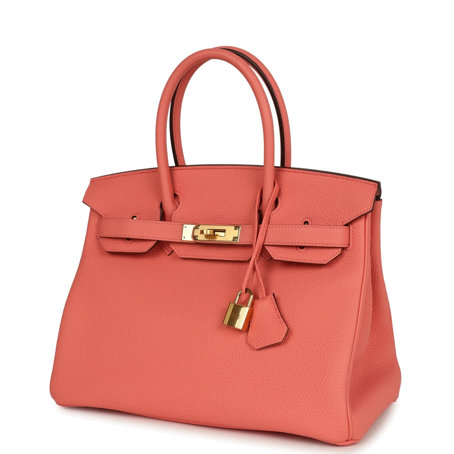 Hermes Special Order (HSS) Birkin 30 Rose Candy Togo Gold Hardware Розовый Candy — фото 6