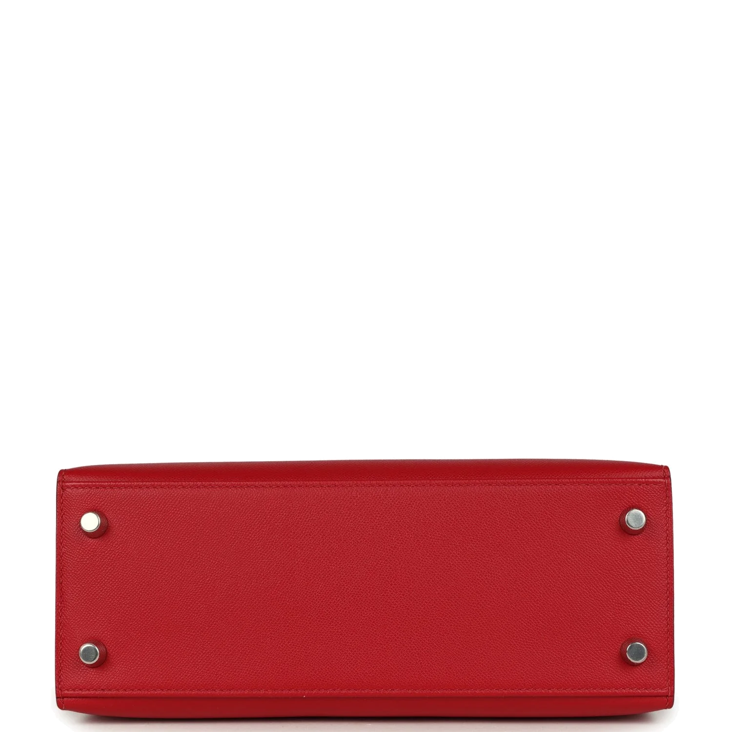 Hermes Kelly Sellier 25 Rouge Piment Verso Madame Palladium Hardware — фото 7