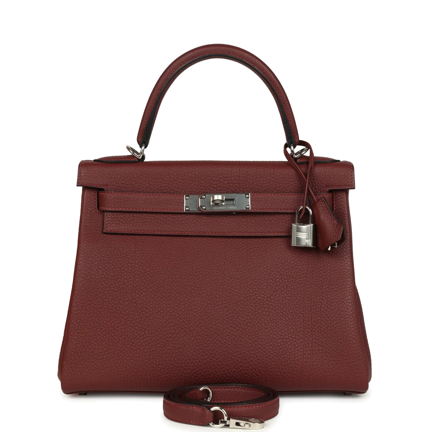 Hermes Kelly Retourne 28 Rouge H Togo Palladium Hardware — фото 2