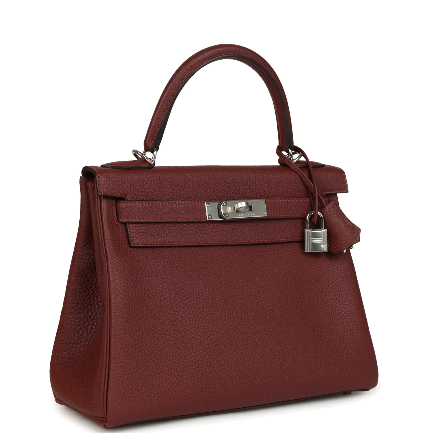 Hermes Kelly Retourne 28 Rouge H Togo Palladium Hardware — фото 3