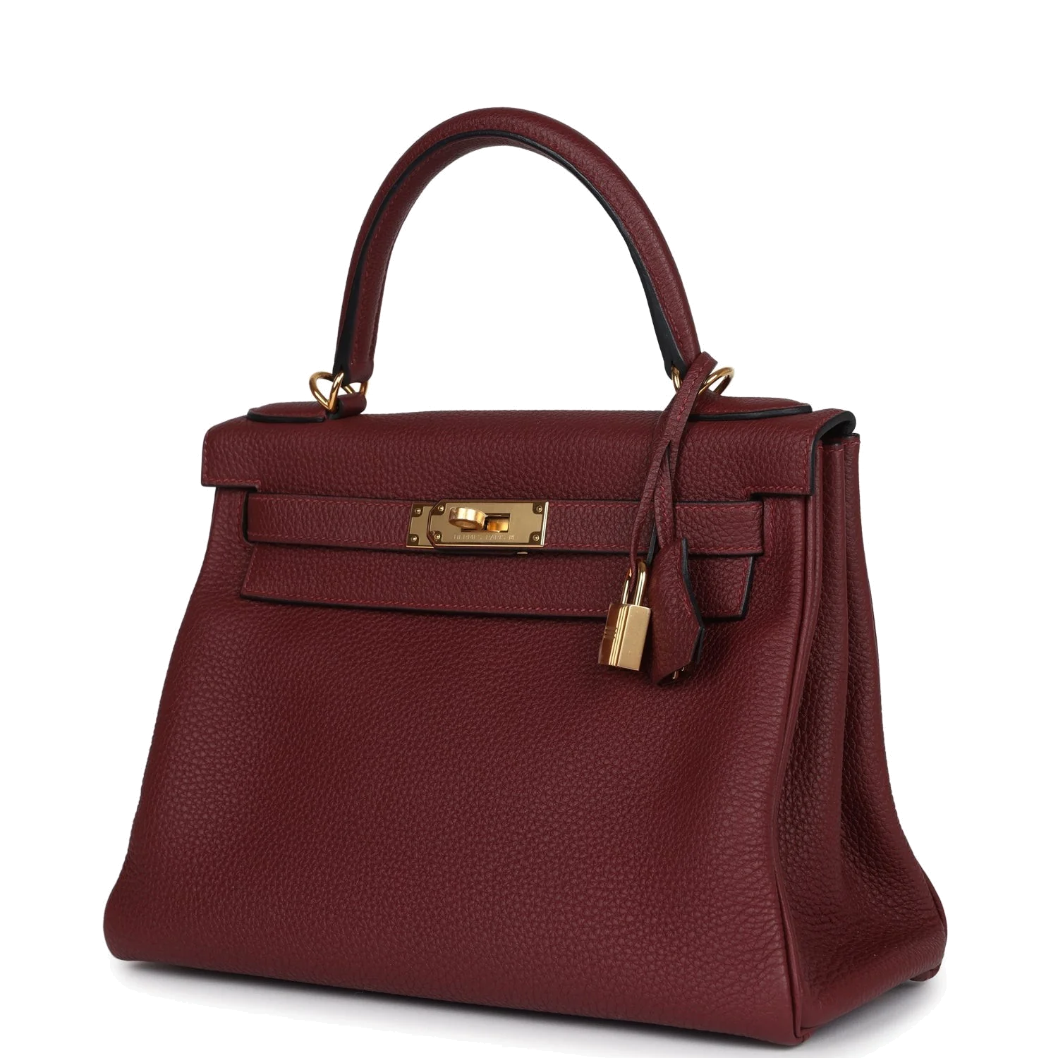 Hermes Kelly Retourne 28 Rouge H Togo Gold Hardware — фото 6